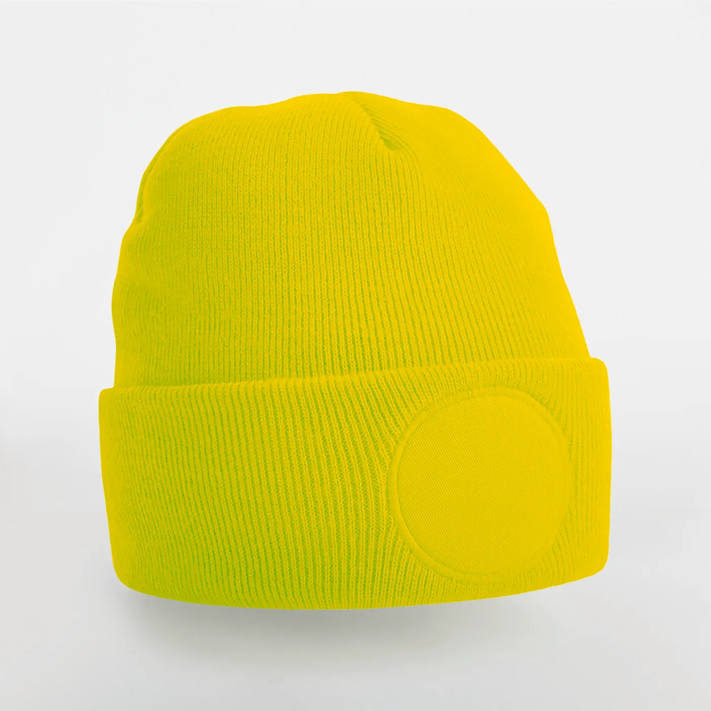 Mütze mit rundem Patch