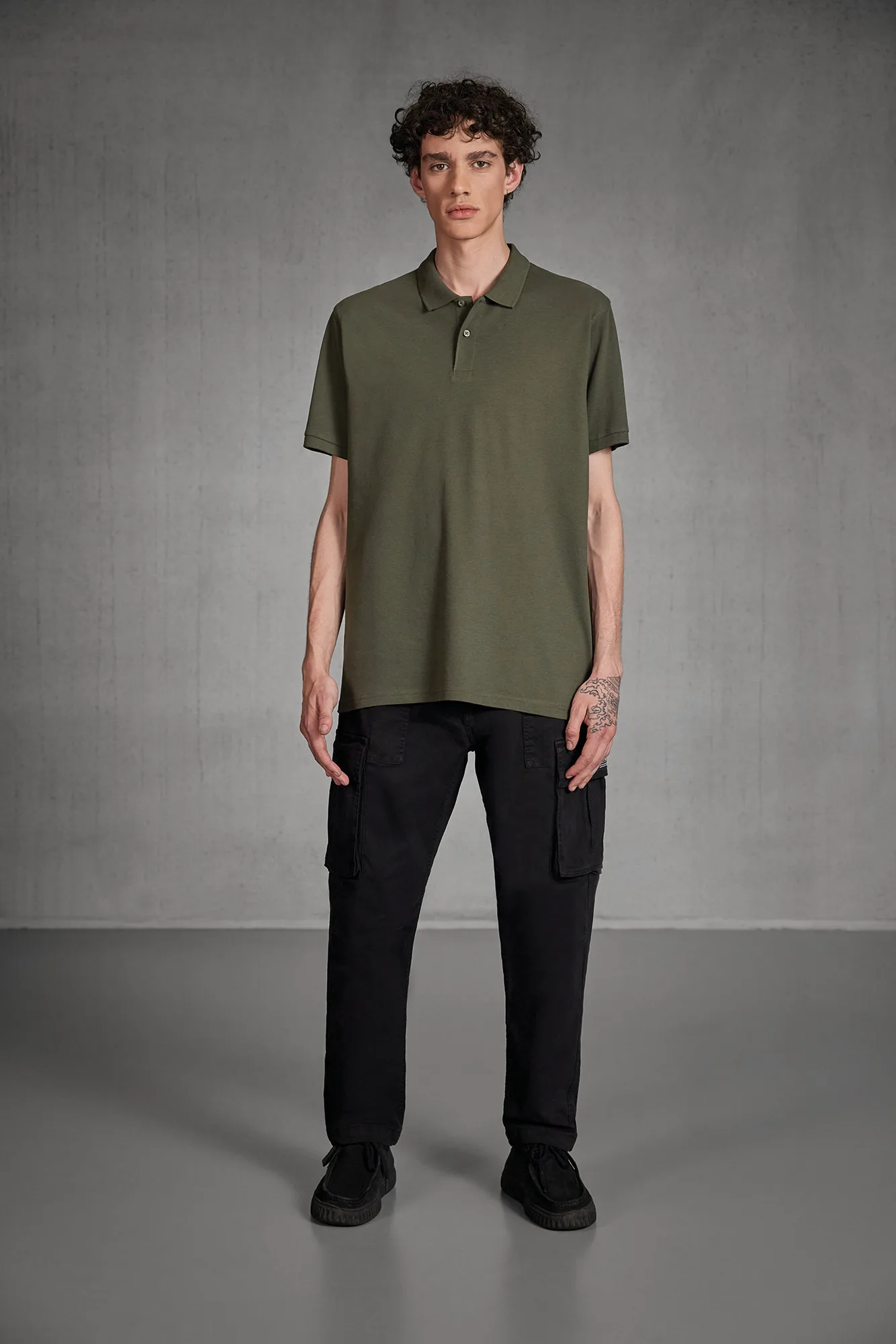 Men's organic polo shirt