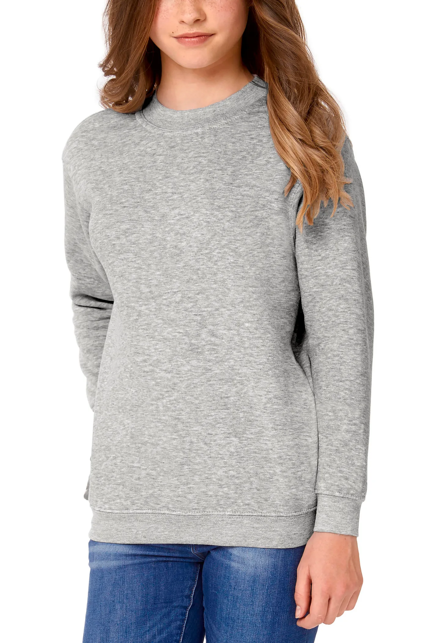 Sweat-shirt enfant col rond