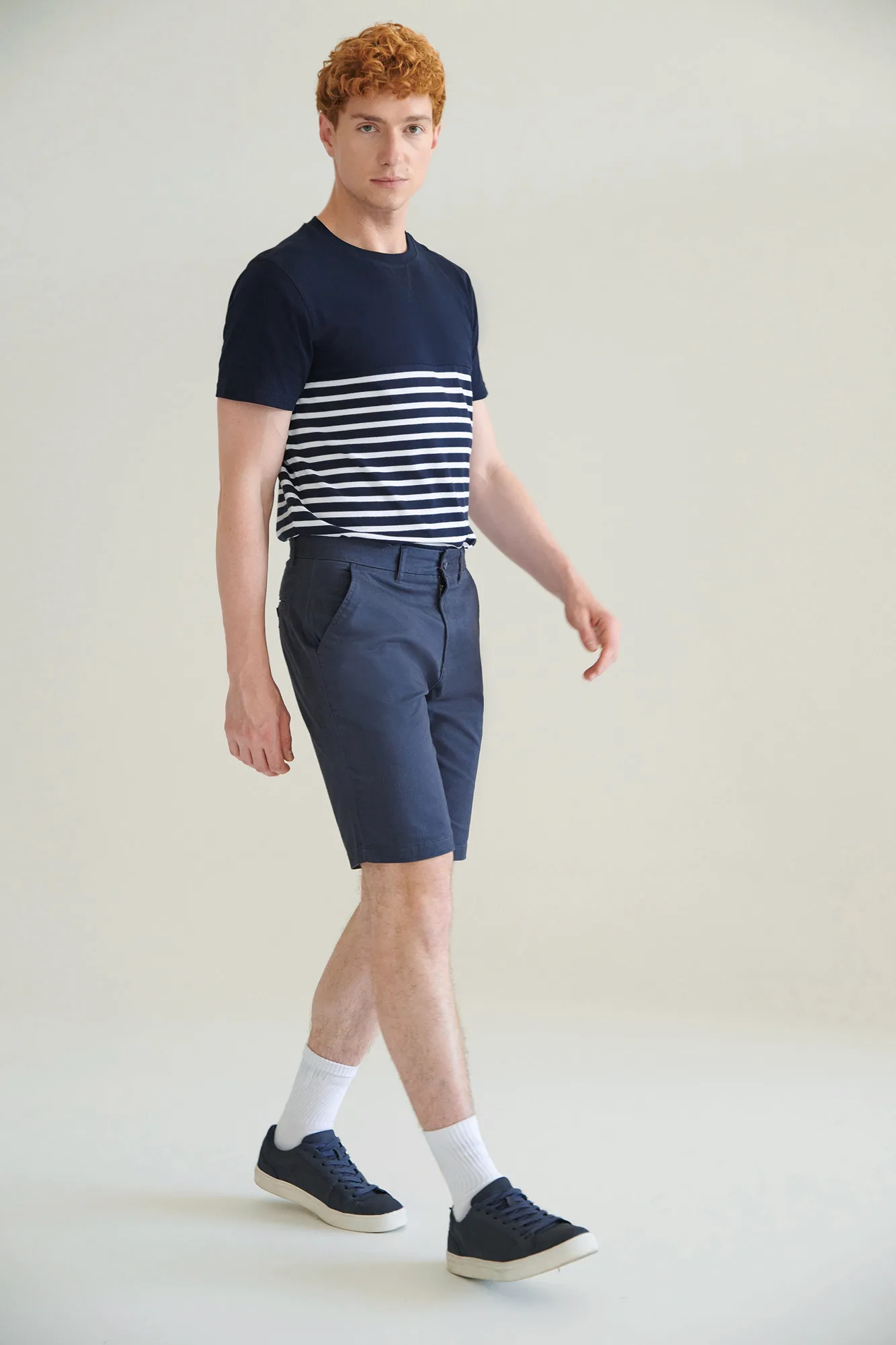 Herren Stretch Chino-Shorts