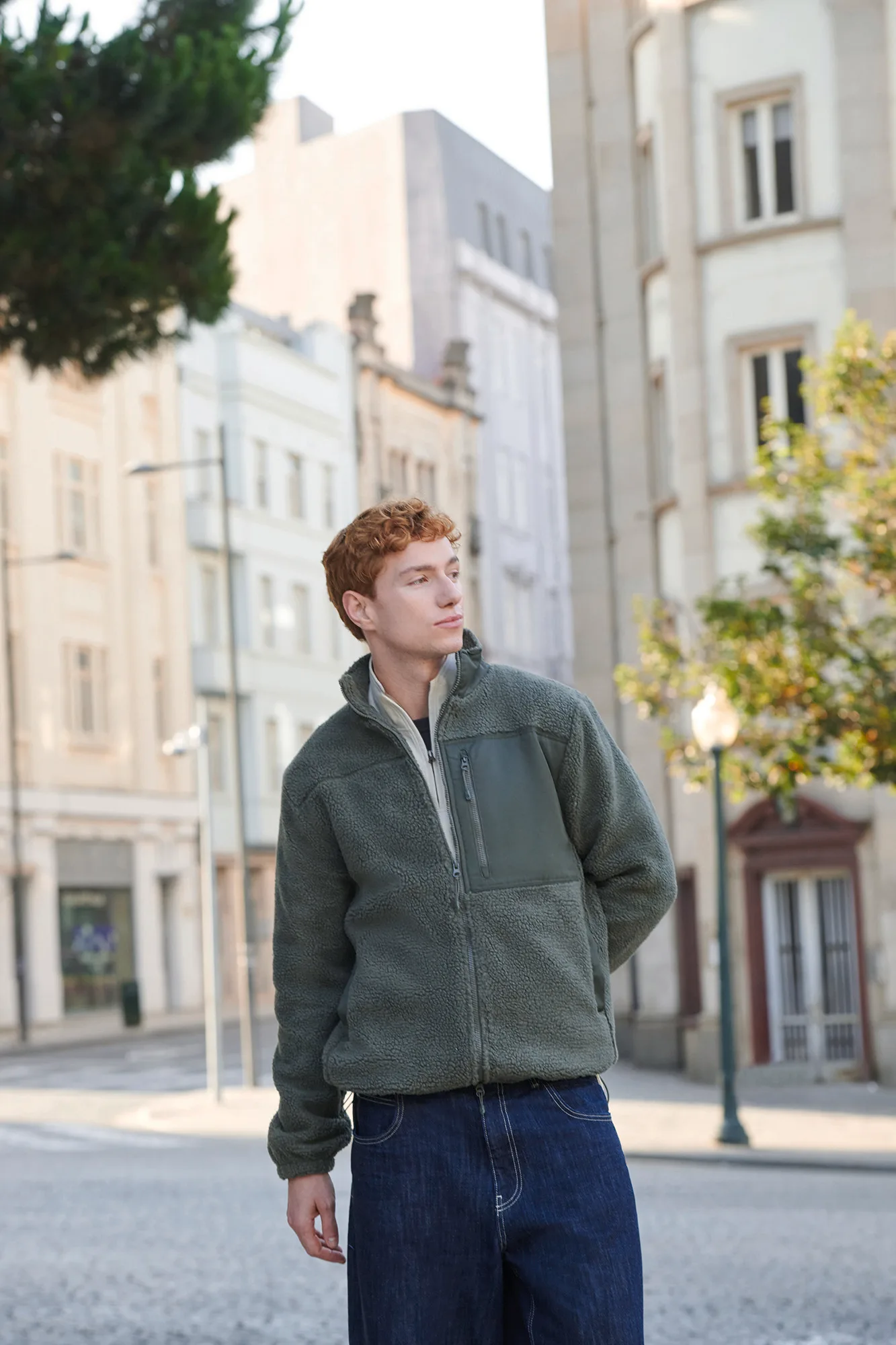 Polaire sherpa recyclée