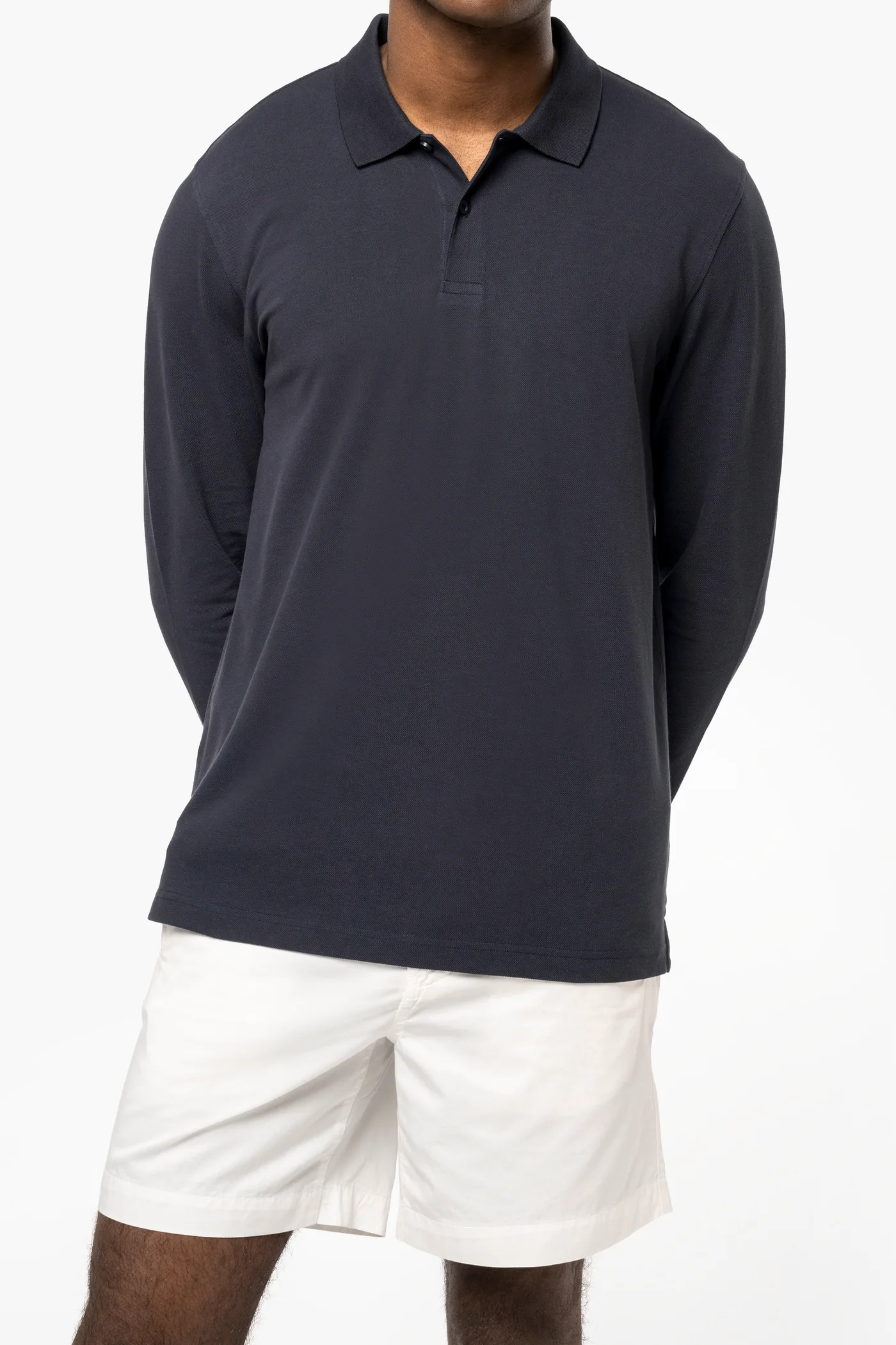 Polo piqué manches longues Bio180 homme