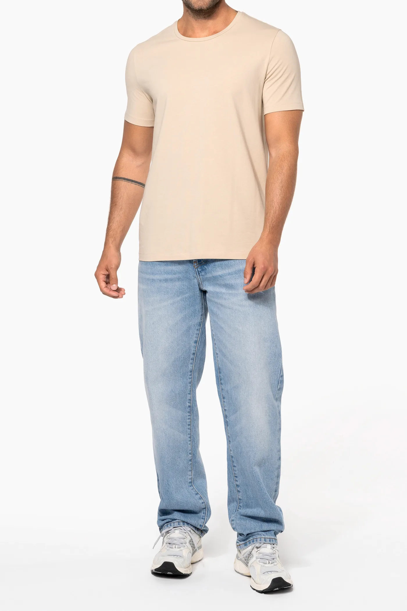 Kurzarm-T-Shirt mit Rundhalsausschnitt