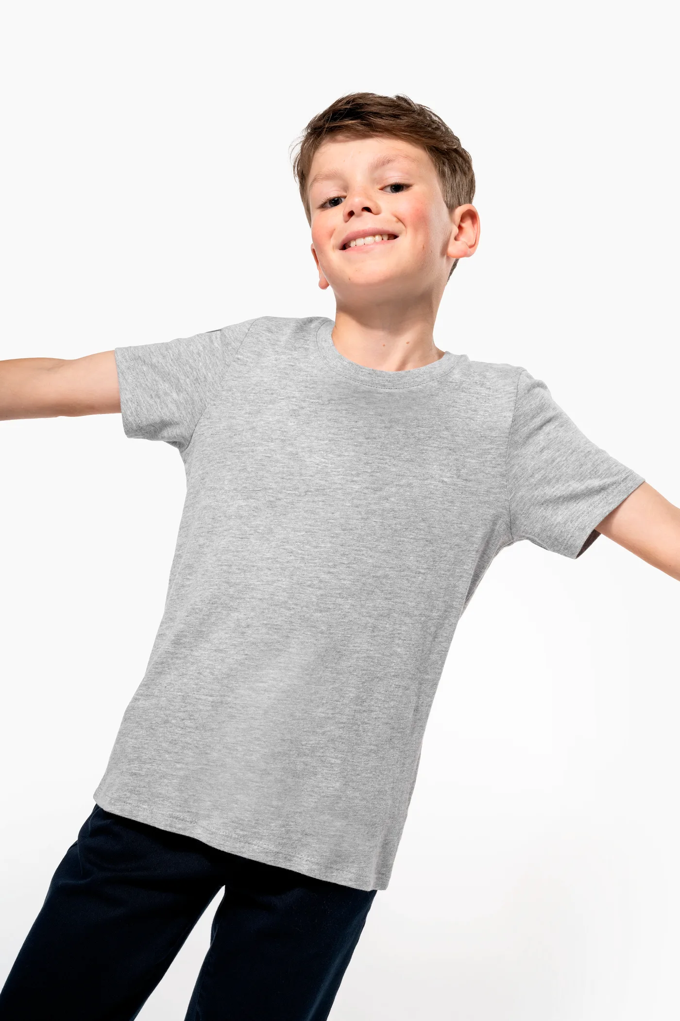 Kinder-T-Shirt mit Rundhalsausschnitt