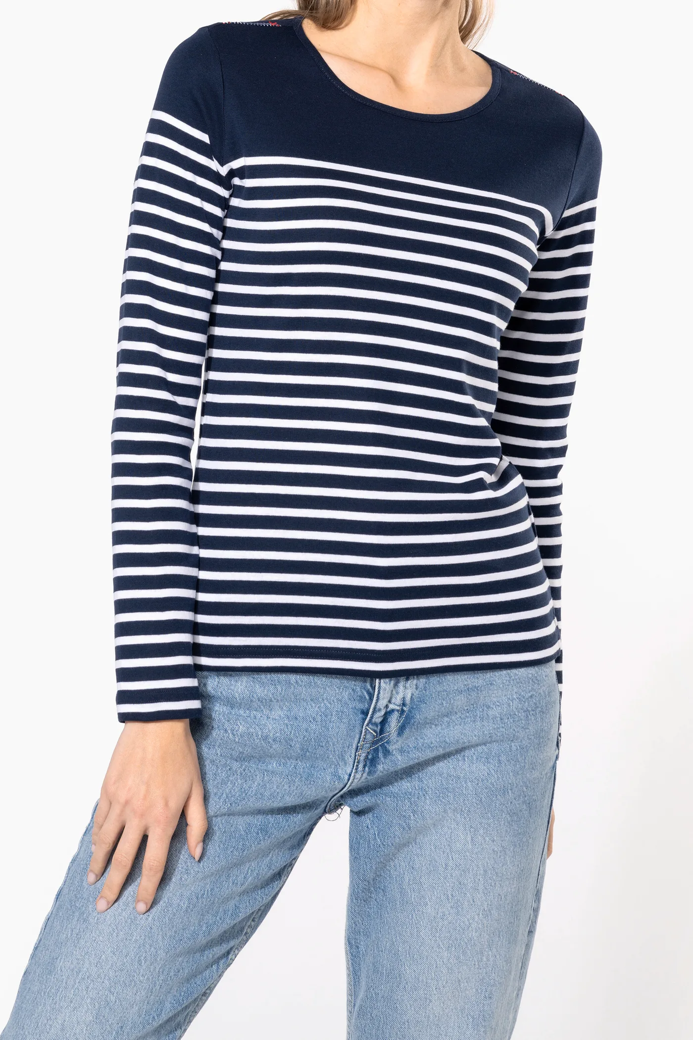 Damen-Marineshirt Langarm
