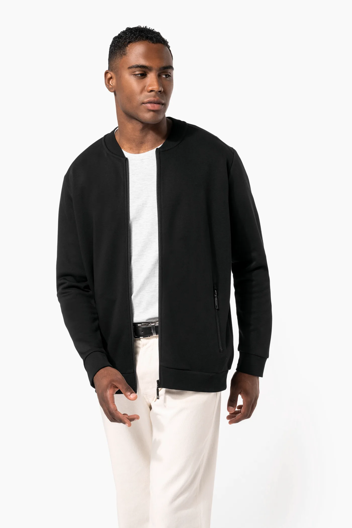 Veste molleton zippée homme