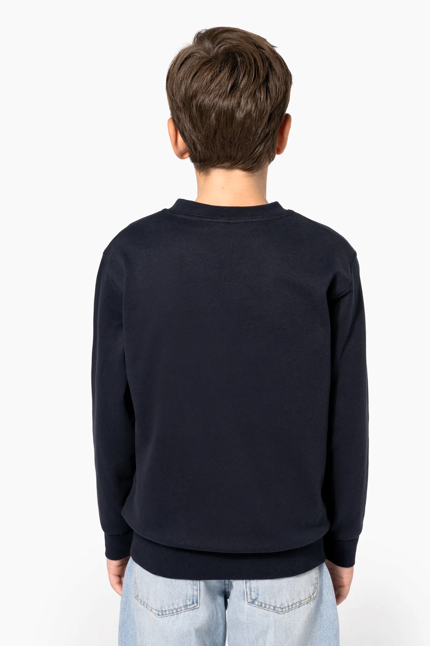 Sweat-shirt recyclé col rond enfant