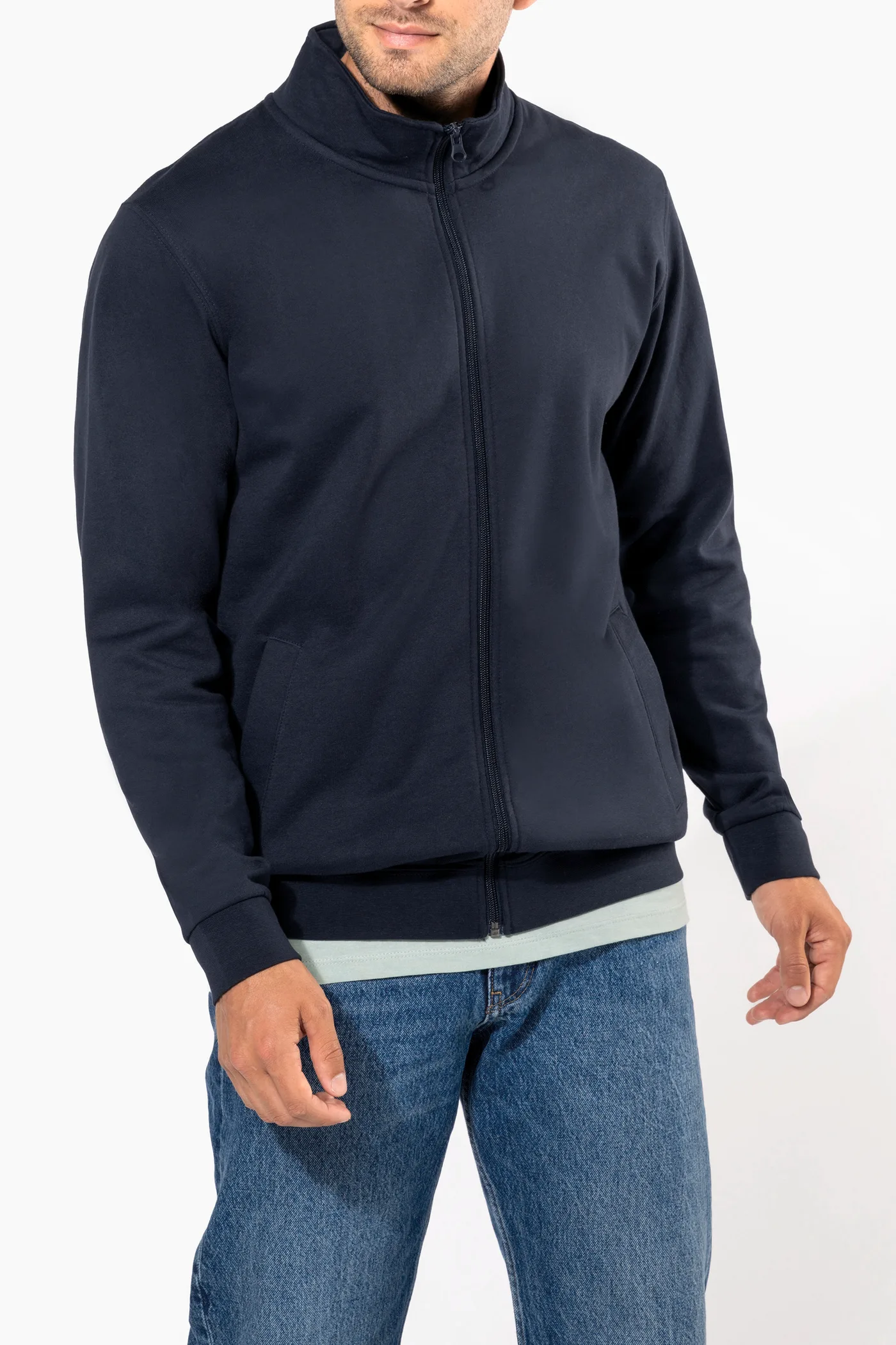 Sweatjacke mit Reißverschluss
