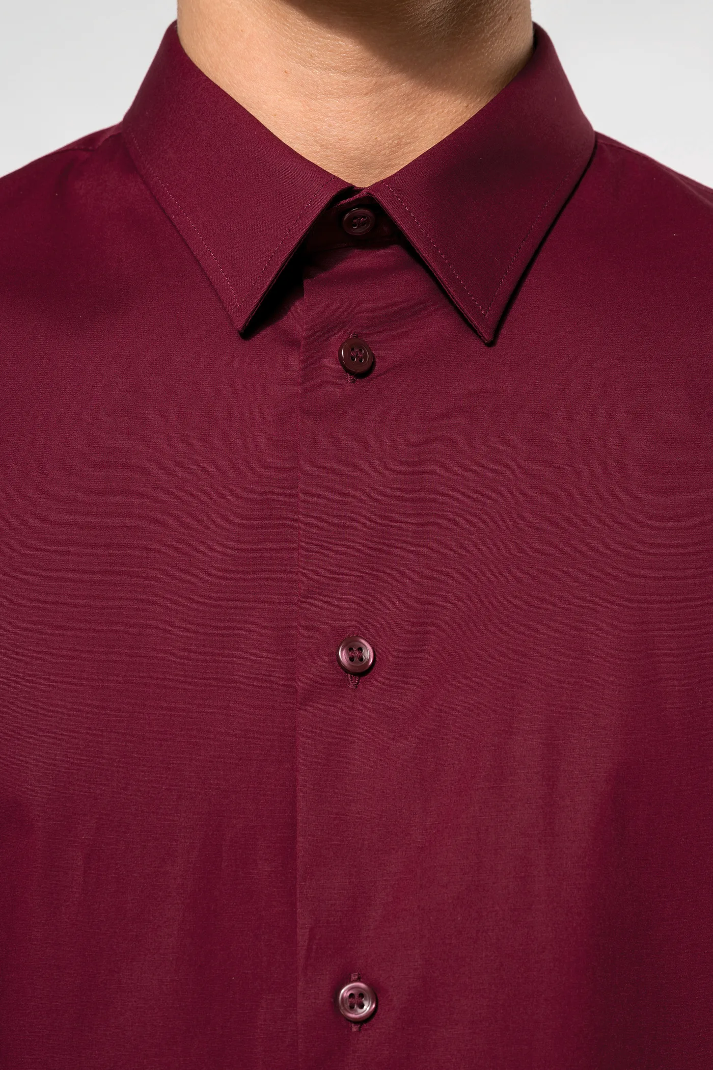 Chemise coton / élasthanne manches courtes