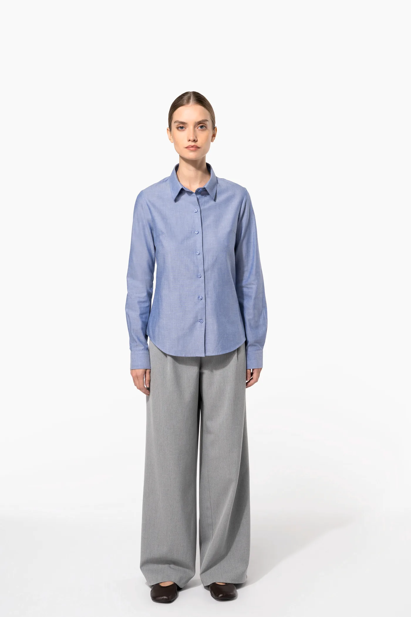 Chemise Oxford manches longues femme