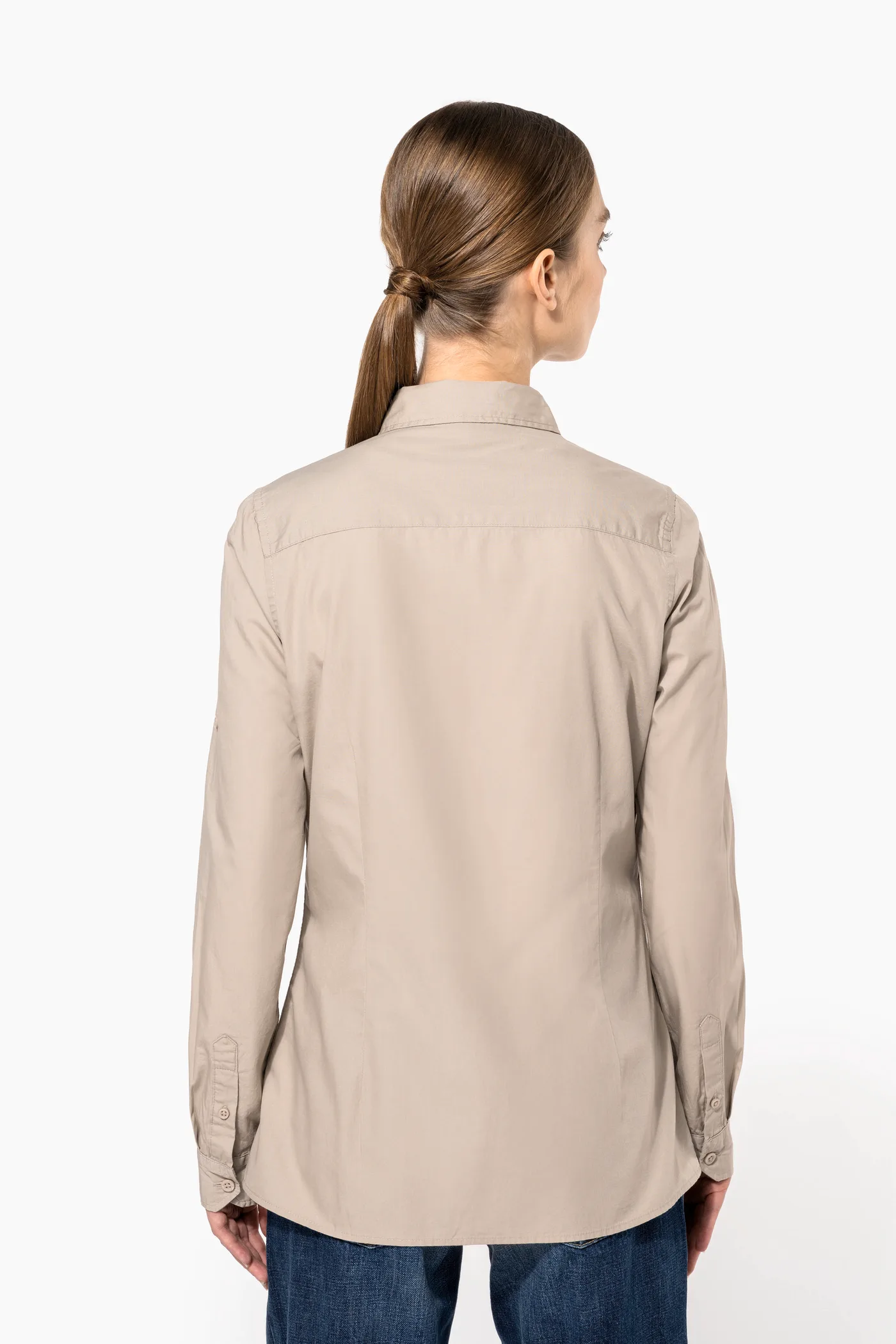 Chemise safari manches longues femme