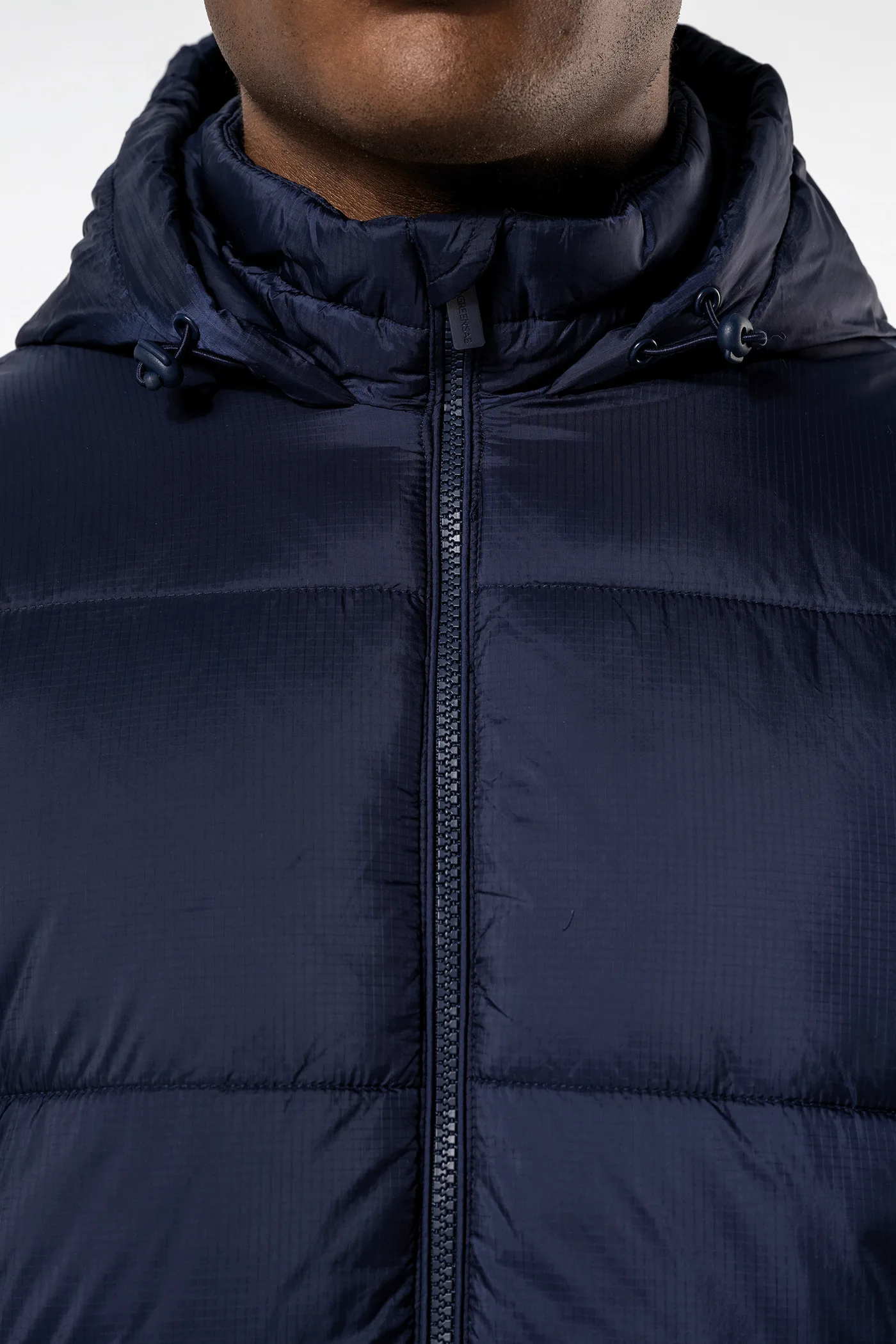 Recycelte Unisex-Ripstop-Jacke mit Kapuze