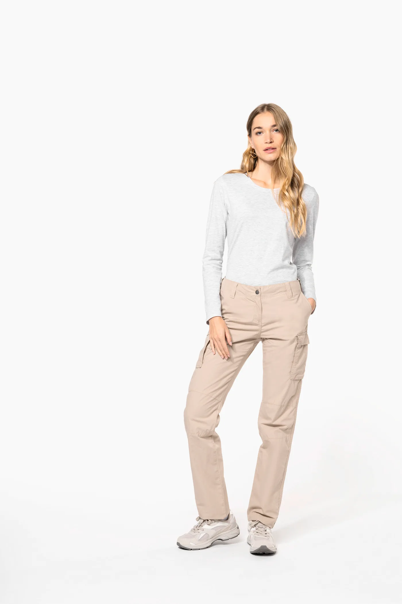 Pantalon léger multipoches femme