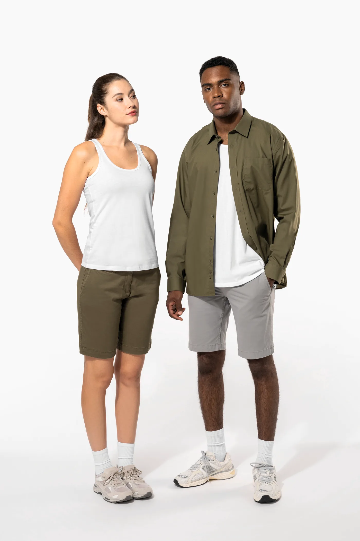 Bermuda aus Chino für Herren