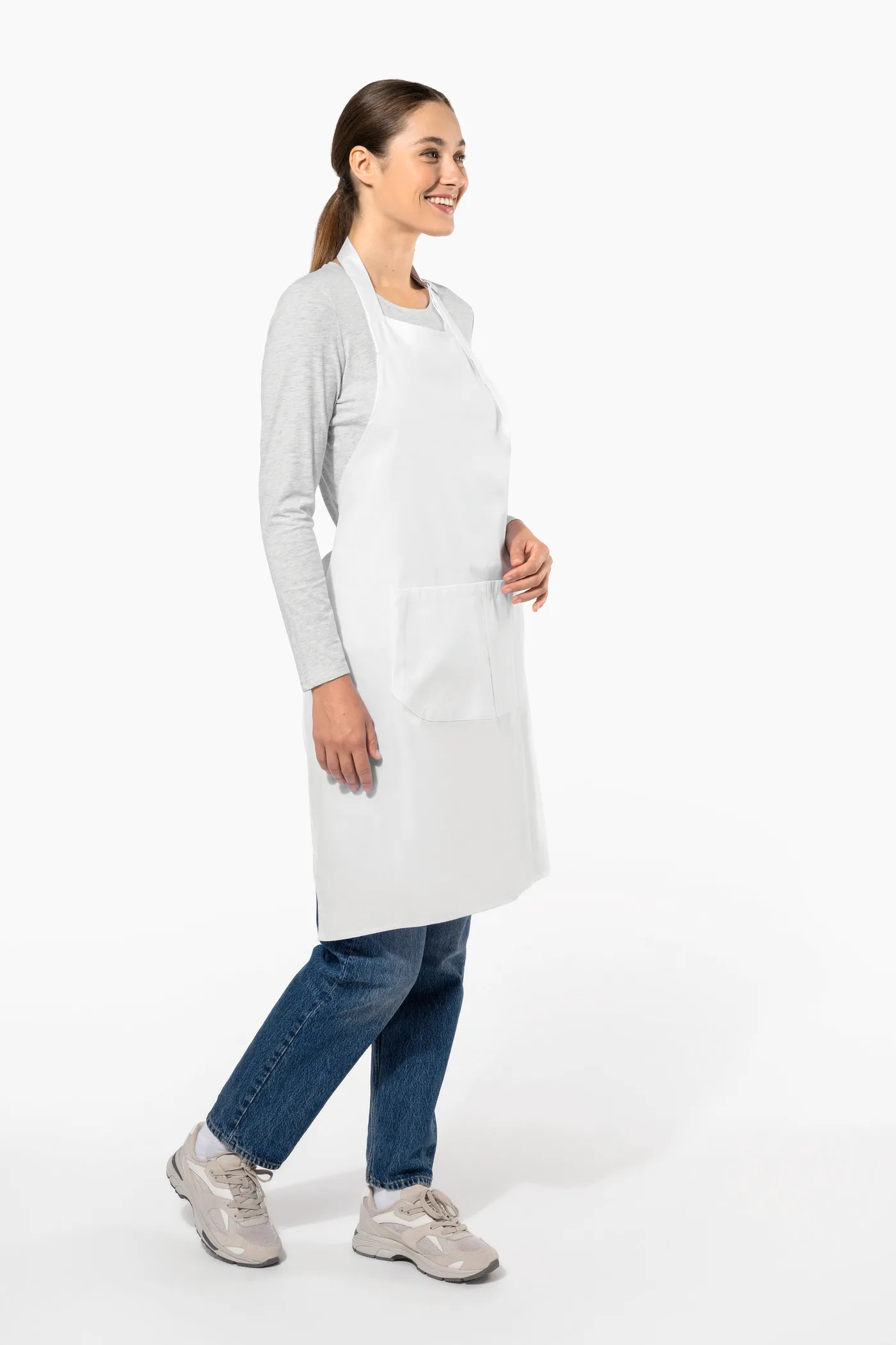 Bei hohen Temperaturen waschbare Schürze aus Baumwollpolyester
