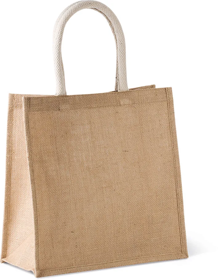Sac style cabas en toile de jute - grand modèle