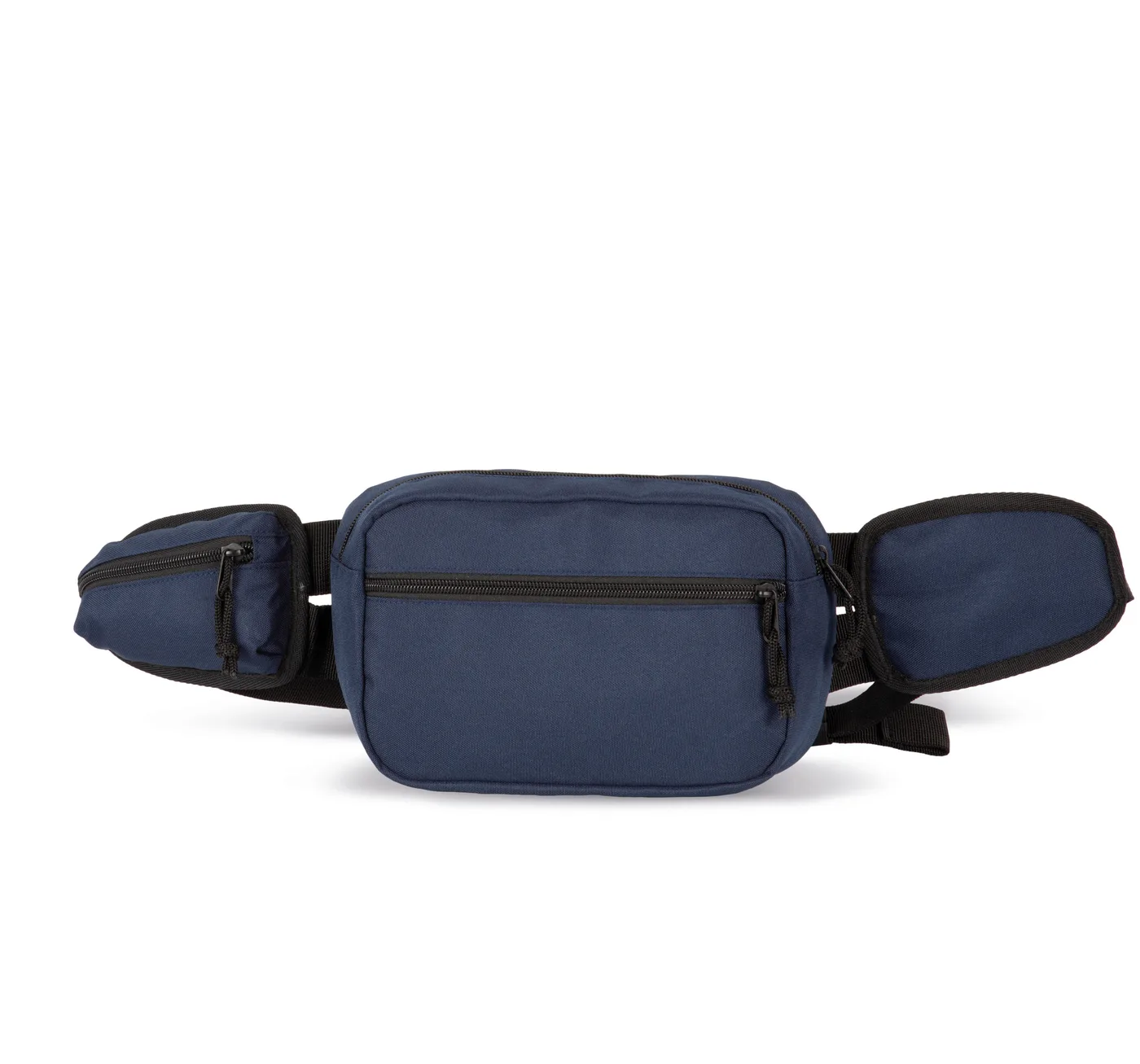 Recycelte große Gürteltasche mit Seitenfach