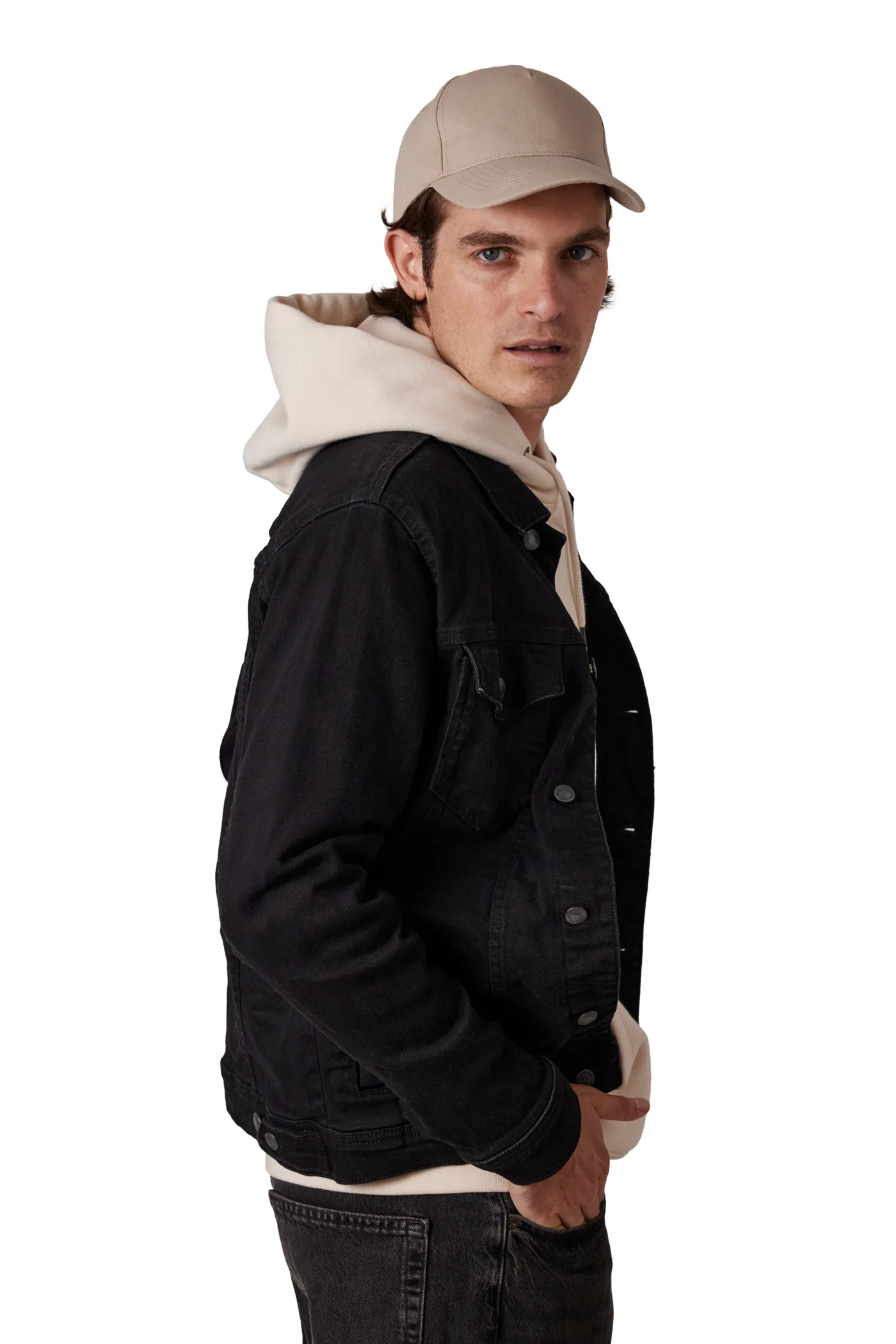 K-loop-Tracking Kappe aus recycelter Baumwolle und Polyester - 5 Panels