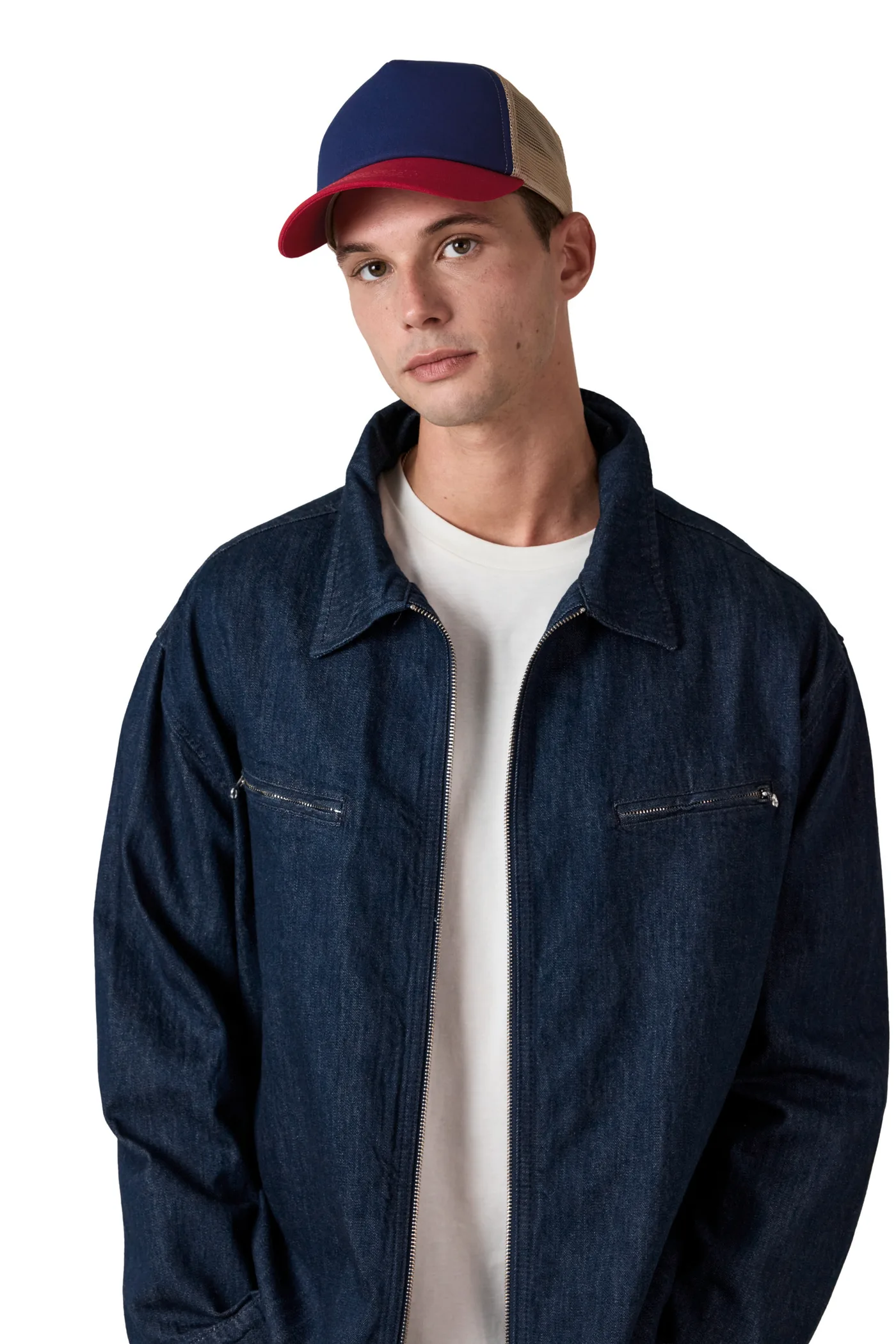 5 Panel-Trucker-Kappe aus Canvas-Baumwolle - K-up Gold Label