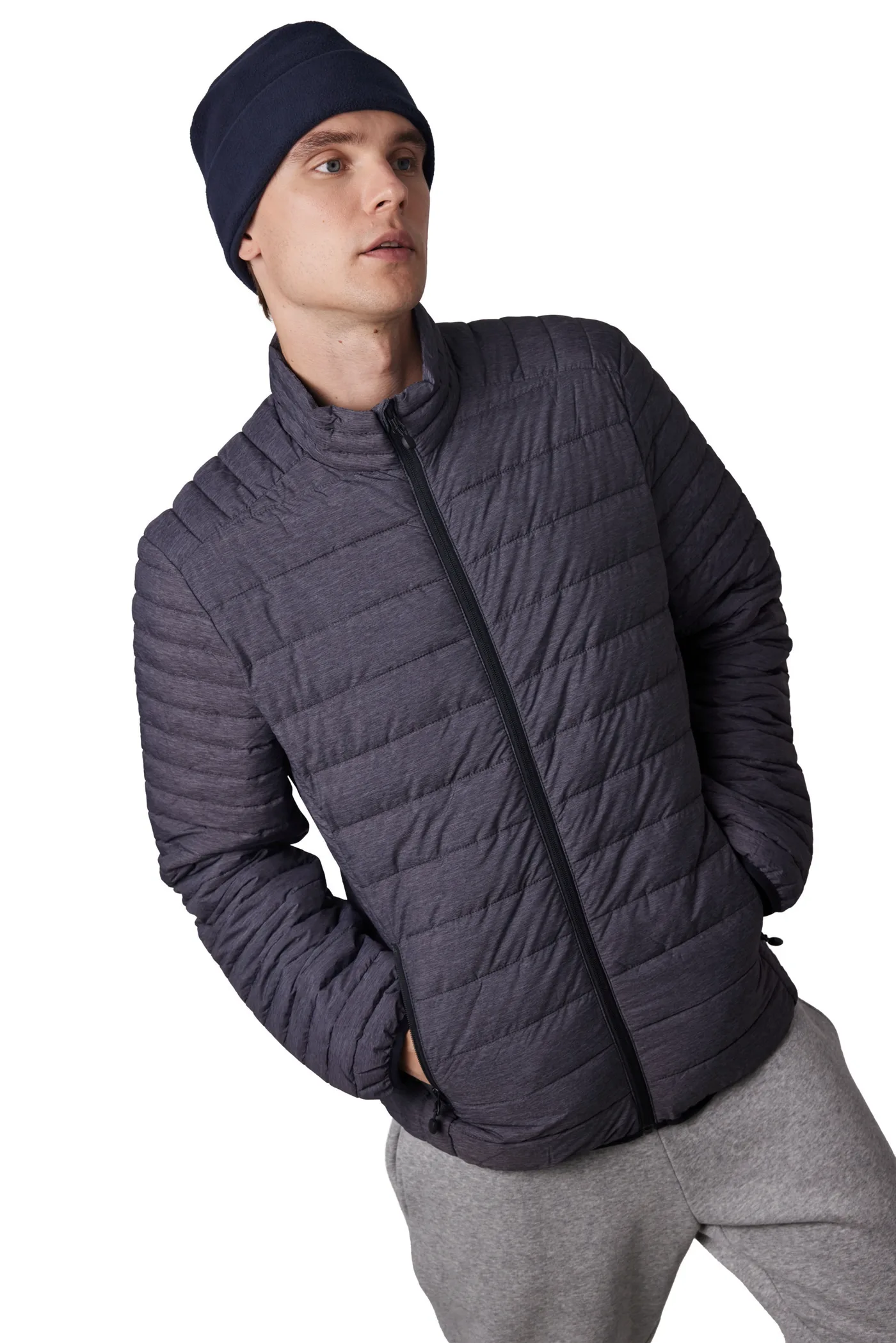 Bonnet recyclé micropolaire avec revers