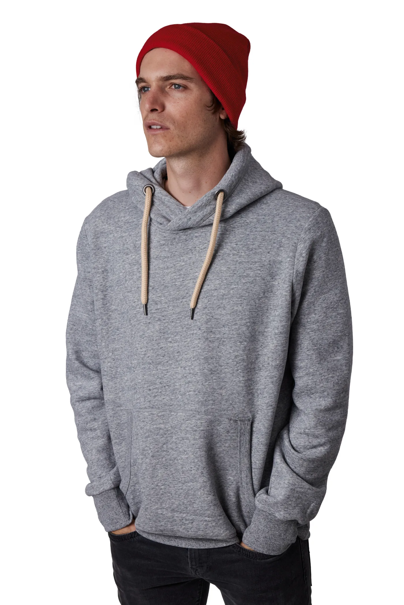 Bonnet recyclé avec revers tricoté