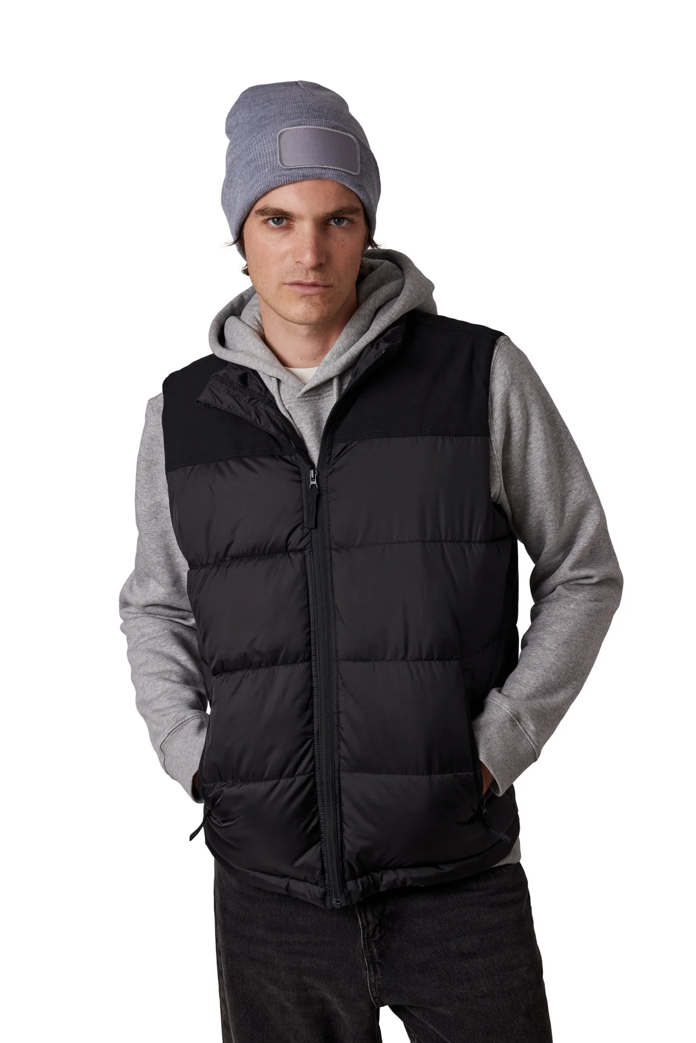 Mütze mit Patch