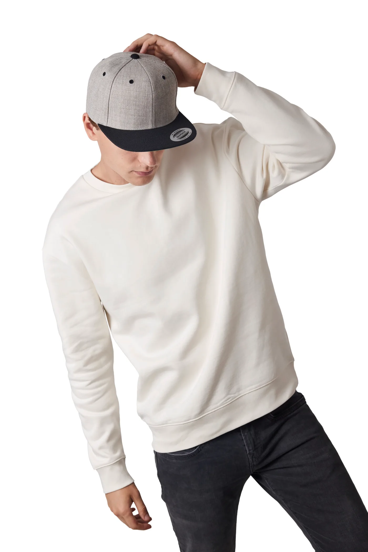 Casquette visière plate - 6 panneaux