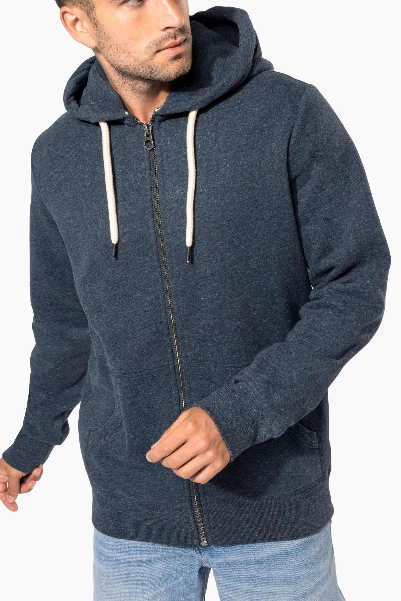 Herren Kapuzensweatshirt mit Reißverschluss