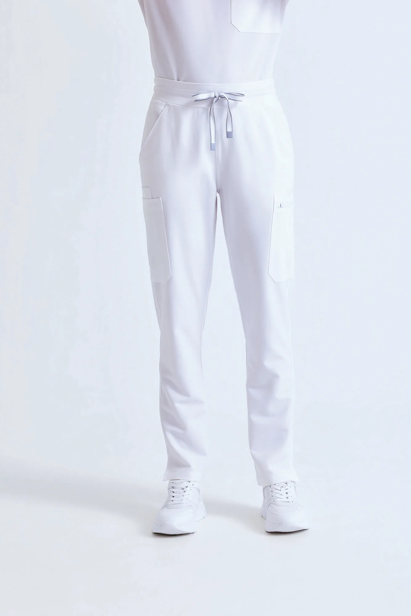 Pantalon cargo stretch femme