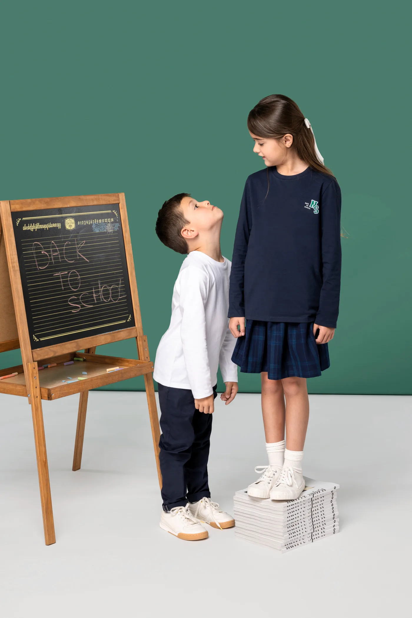 T-shirt écoresponsable manches longues enfant