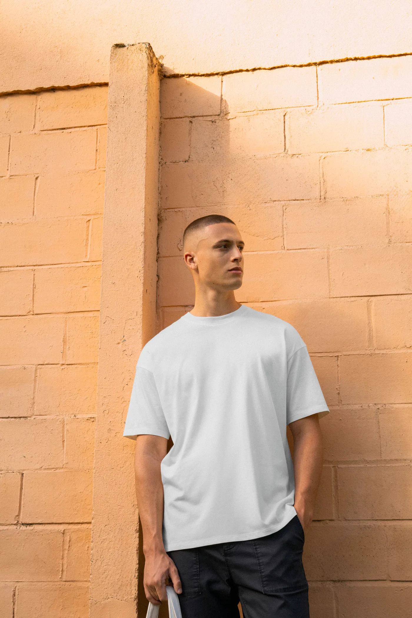 T-shirt écoresponsable oversize homme