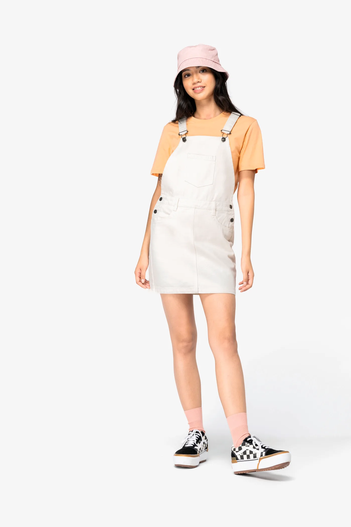 Umweltfreundliches Damen-Latzkleid