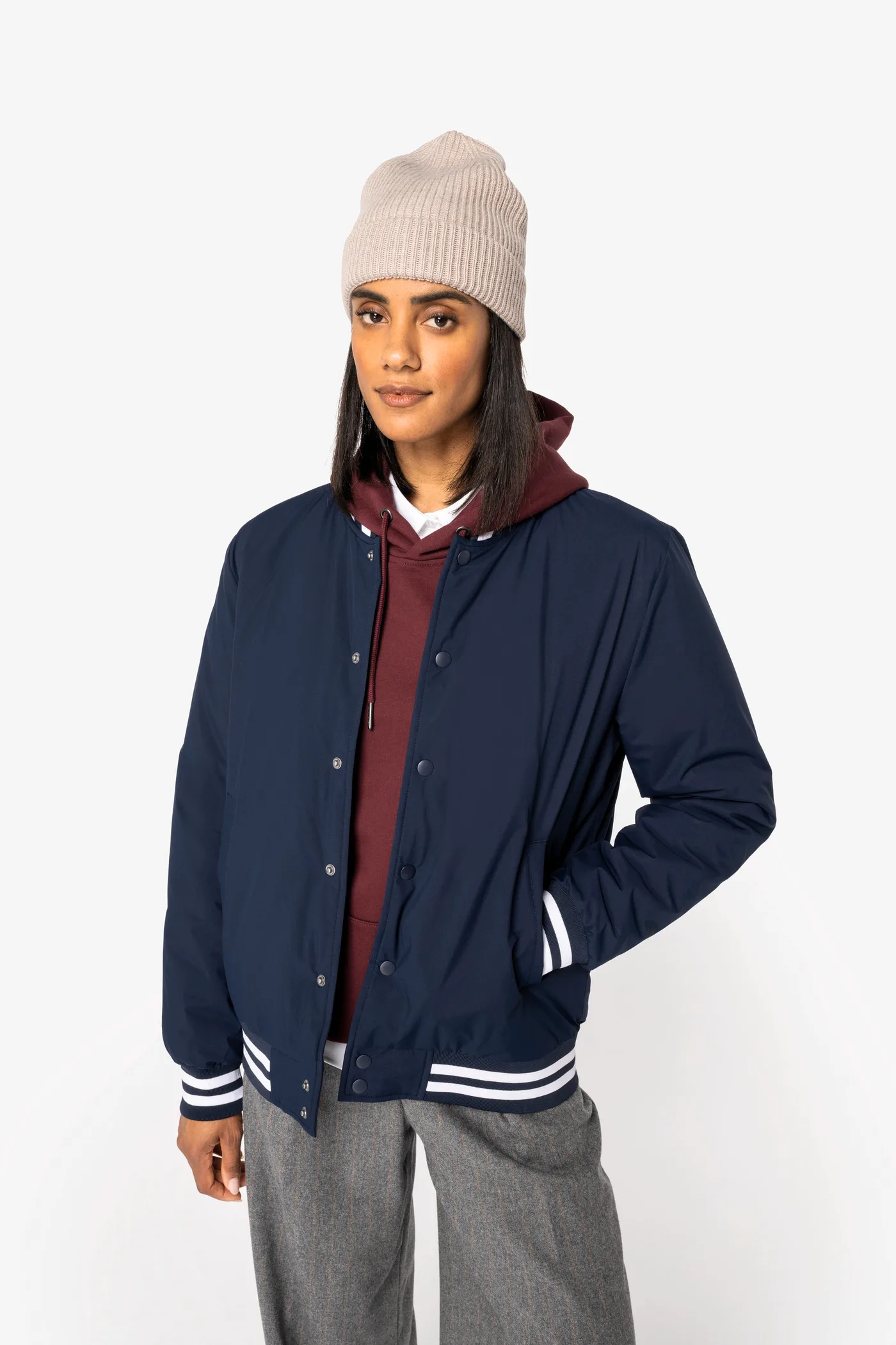 Veste teddy rembourrée écoresponsable unisexe