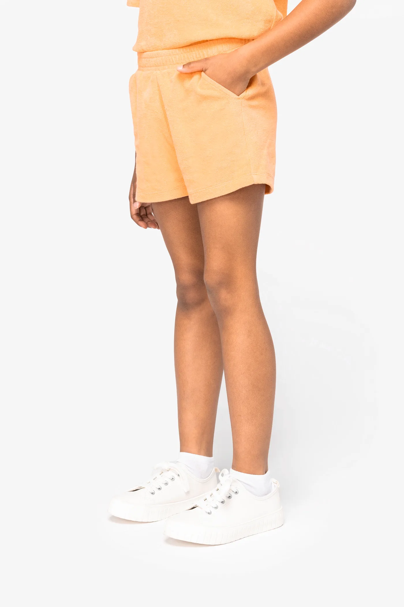 Umweltfreundliche Shorts aus Frottee für Mädchen