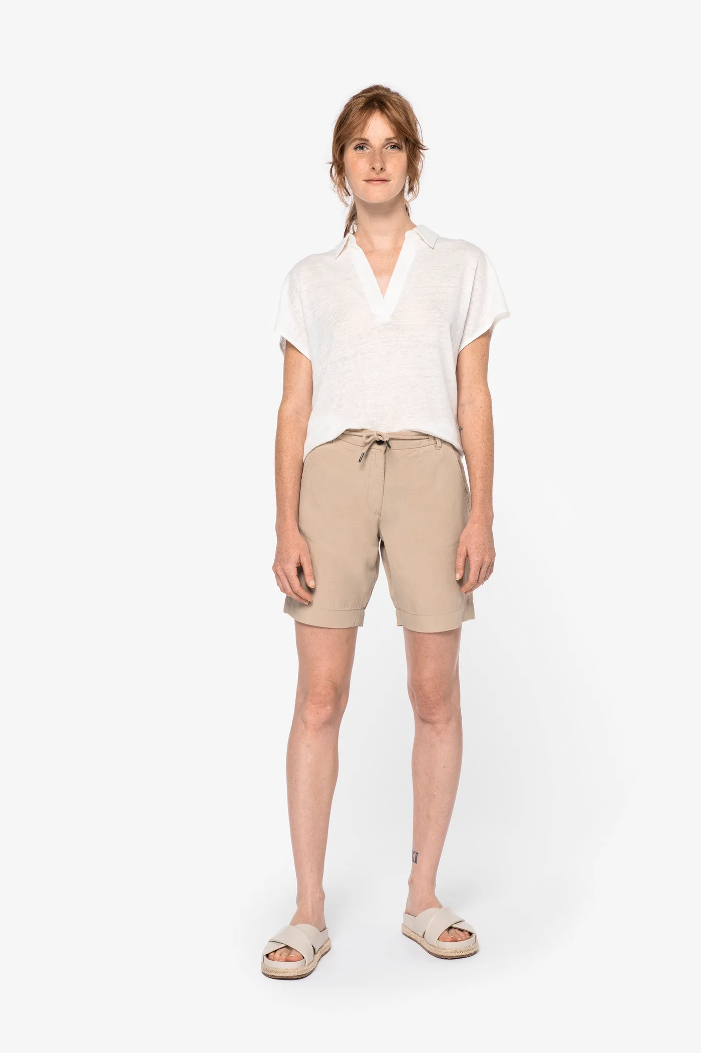Lyocell TENCEL™-Bermuda-Shorts für Damen - 190g