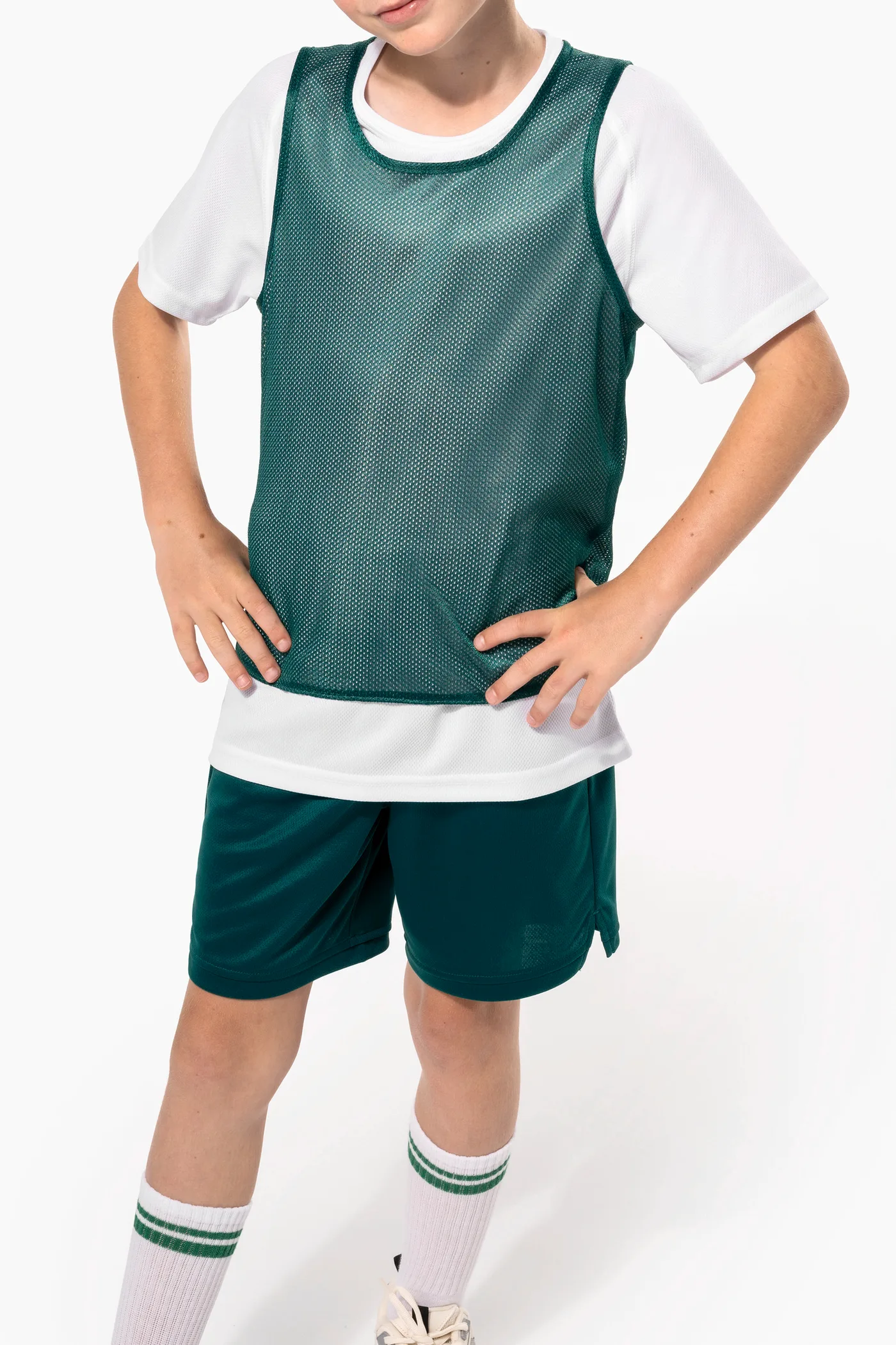 Beidseitig tragbares Multisport-Leibchen für Kinder