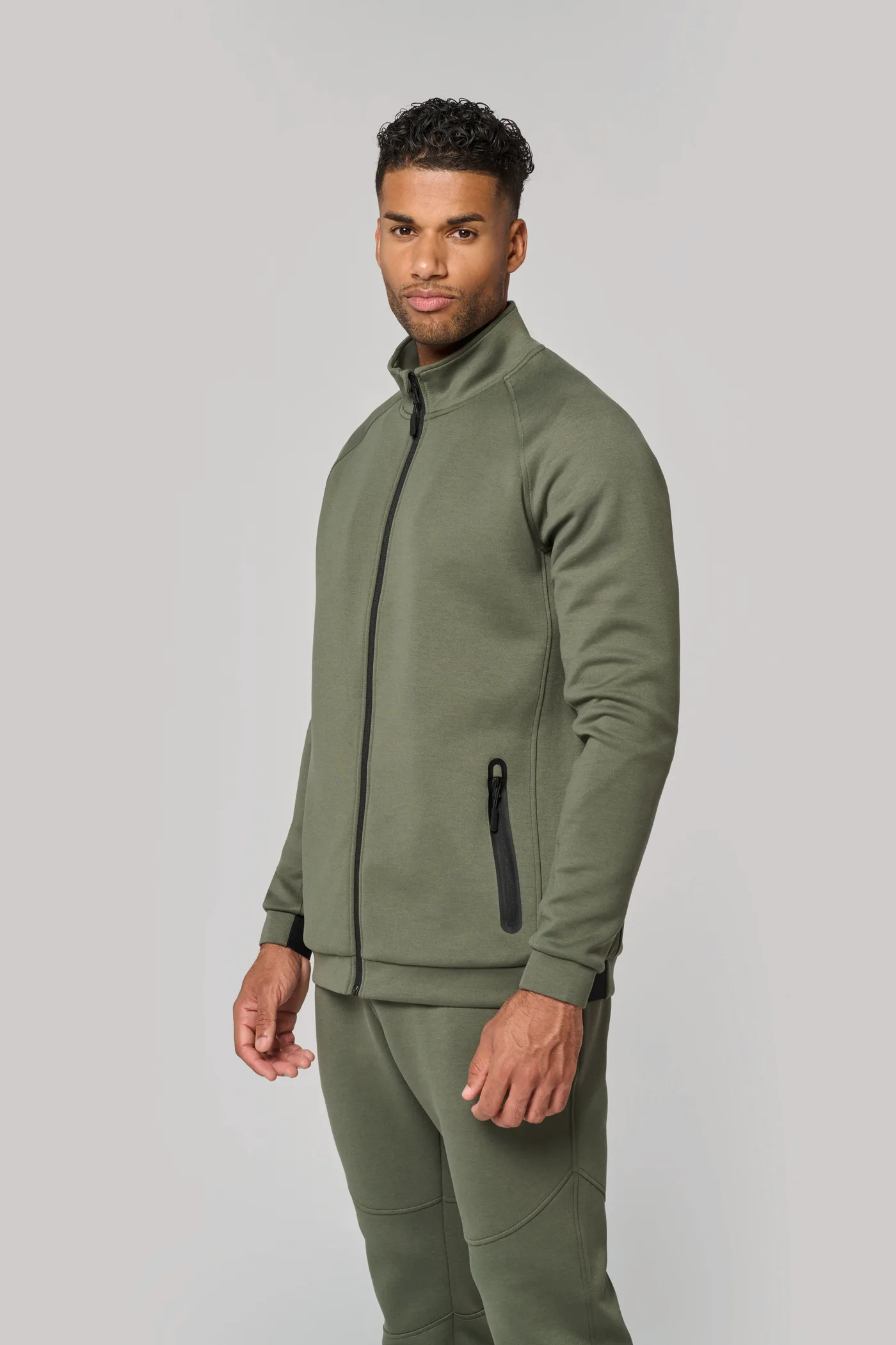 Veste à col montant homme