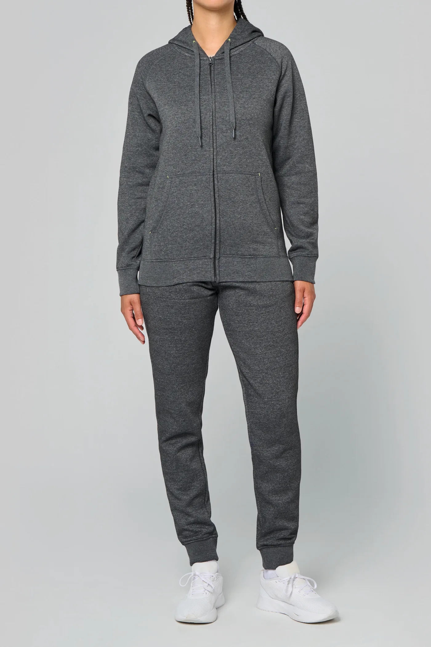 Veste zippée à capuche unisexe