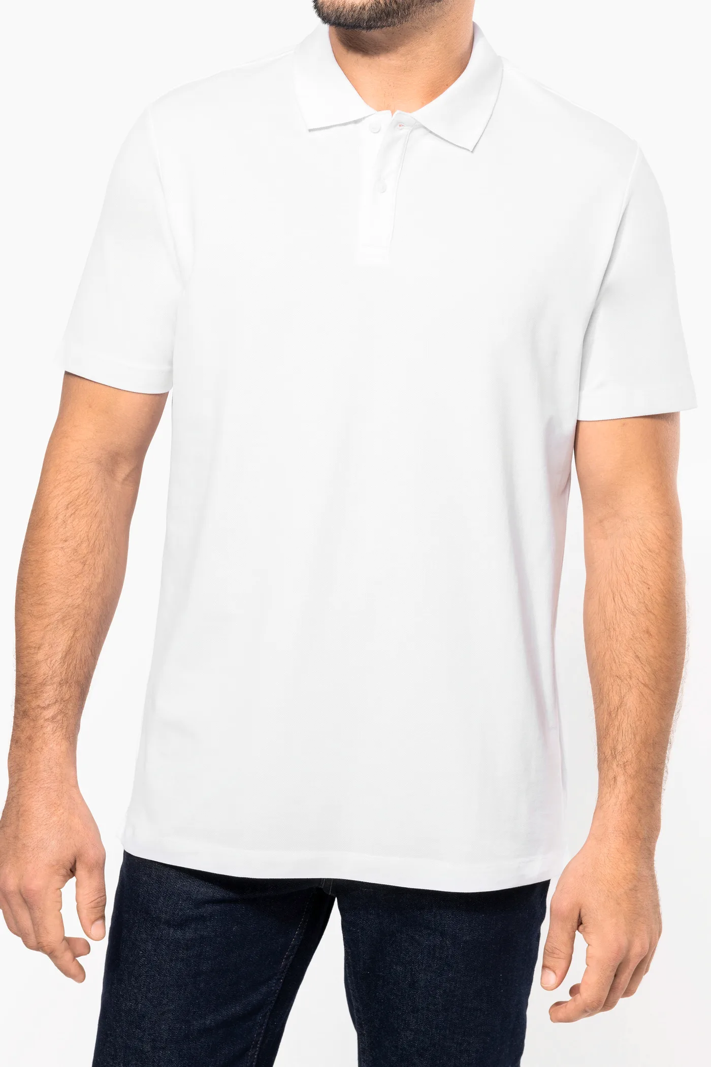 Supima® Herren-Polohemd mit kurzen Ärmeln
