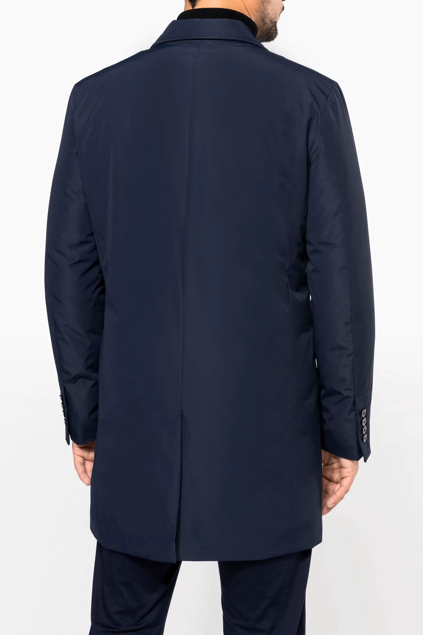 Strukturierter Herren-Trenchcoat