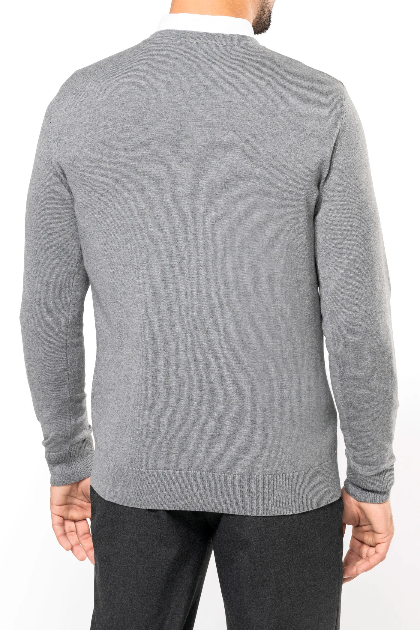 Supima®-Herrenpullover mit Rundhalsausschnitt