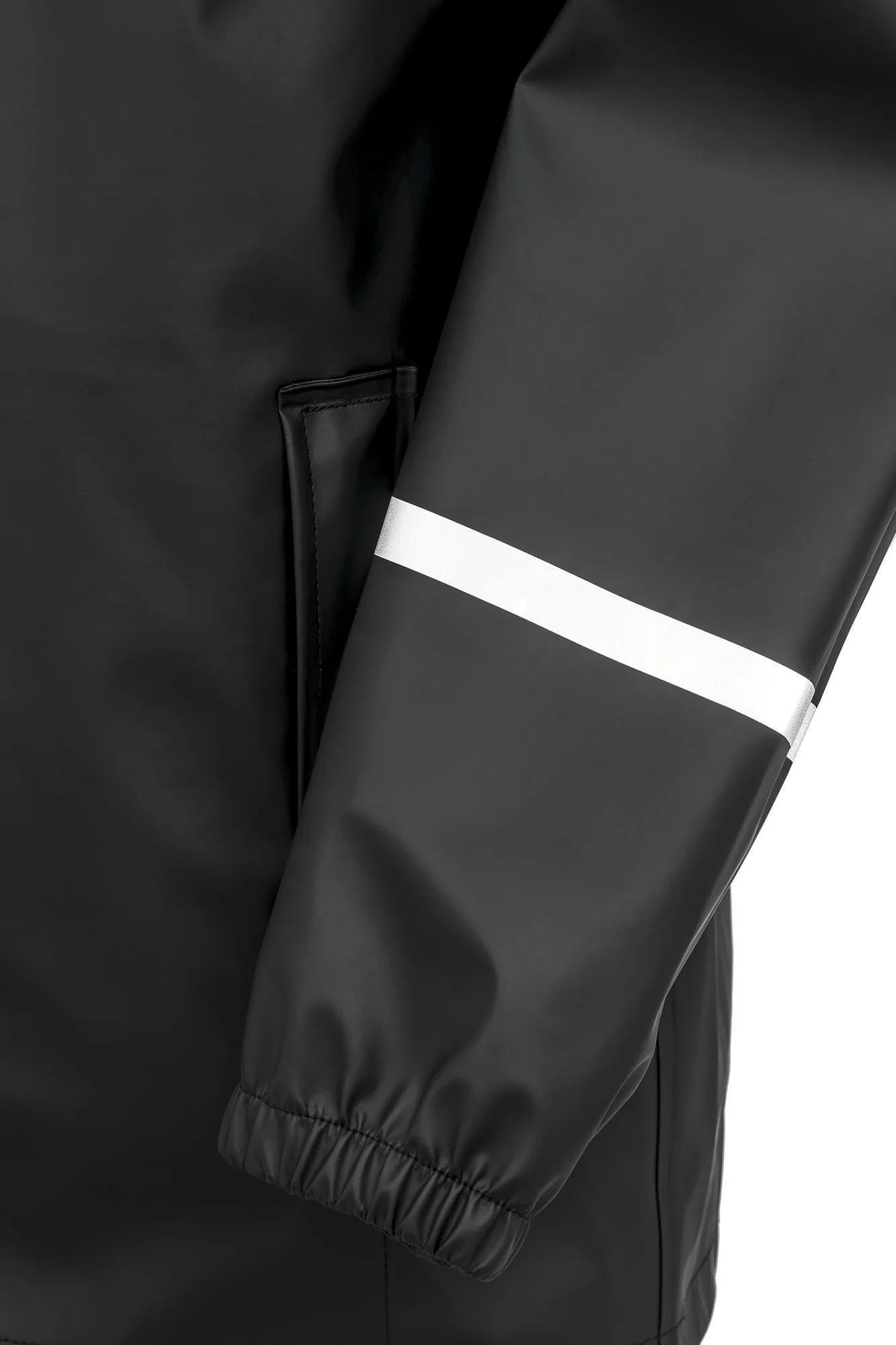 Wasserdichte Prism PU-Jacke mit reflektierenden Streifen