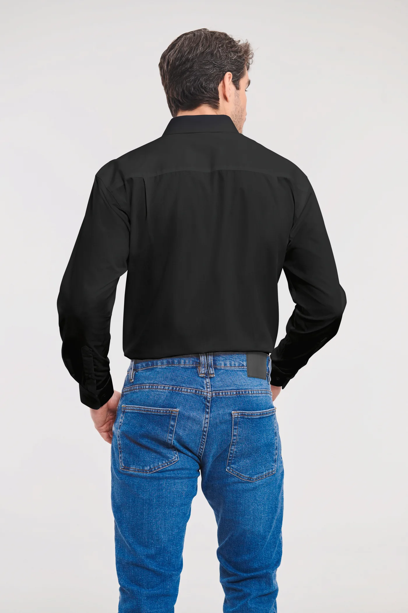 Chemise homme popeline pur coton manches longues