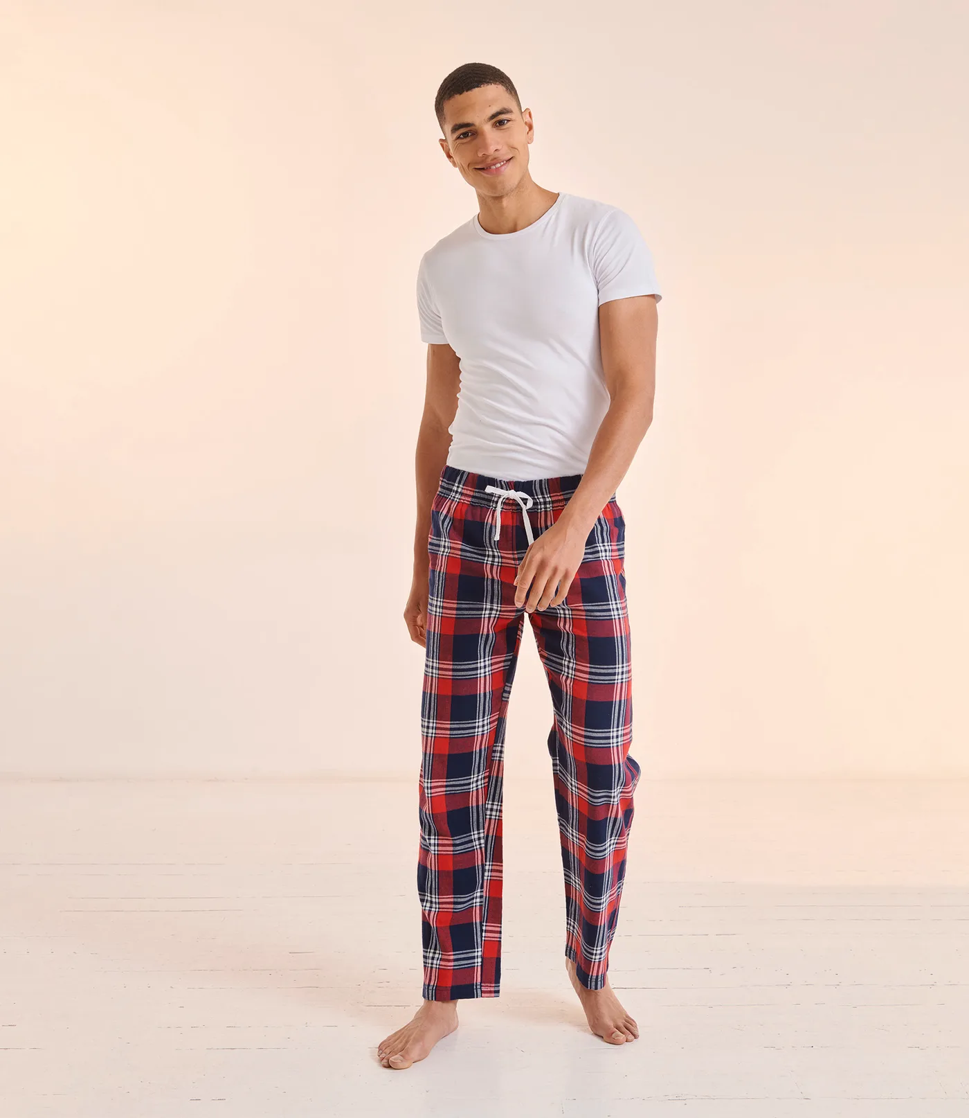 Pantalon homme à motif tartan
