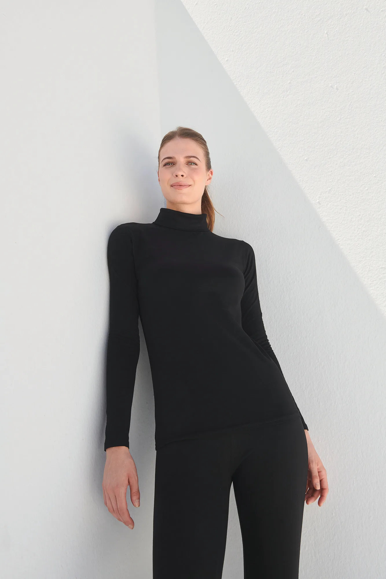 T-shirt Femme col roulé Feel Good