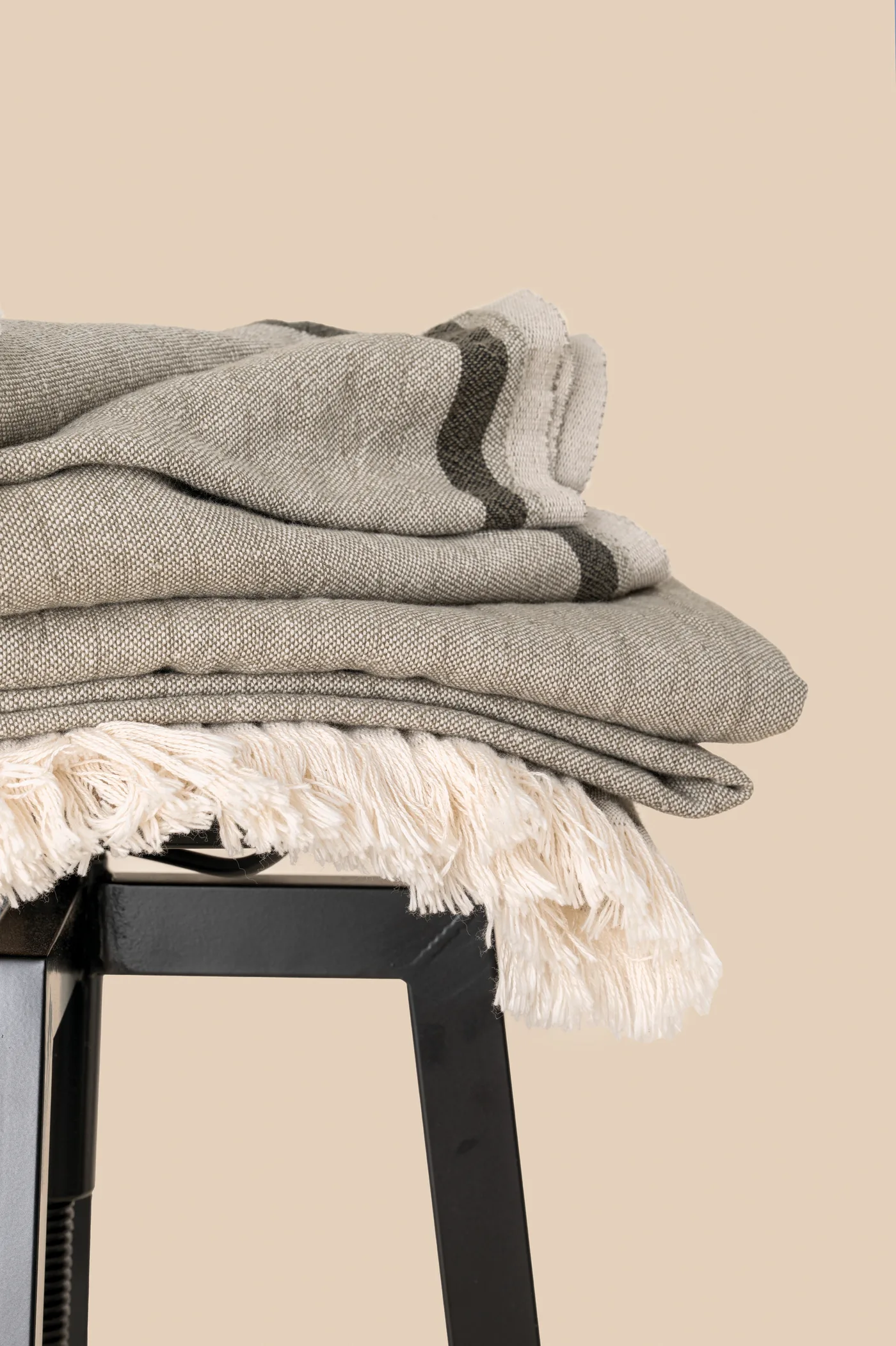 Fouta à rayures