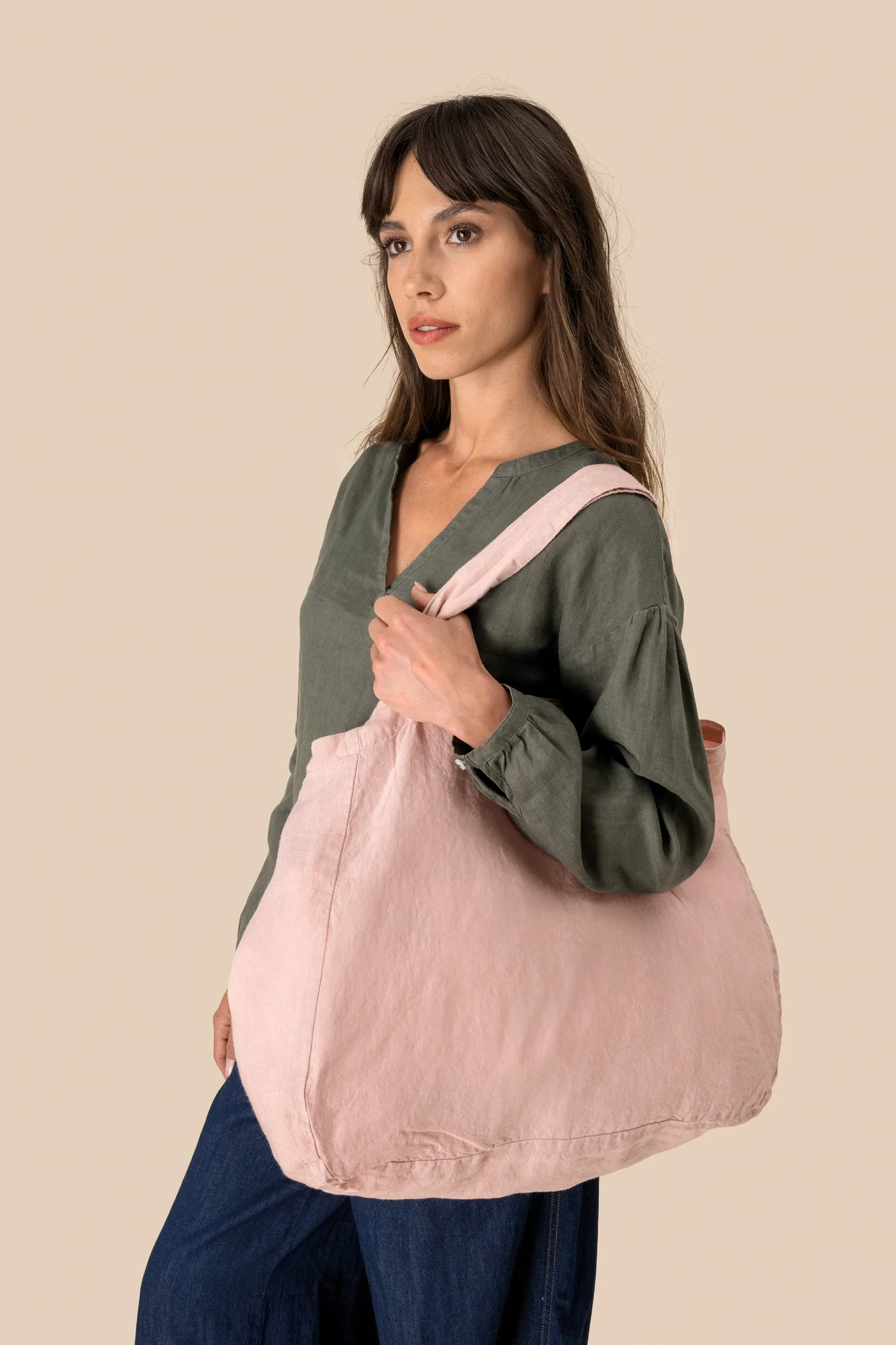 Shoppingtasche aus Leinen