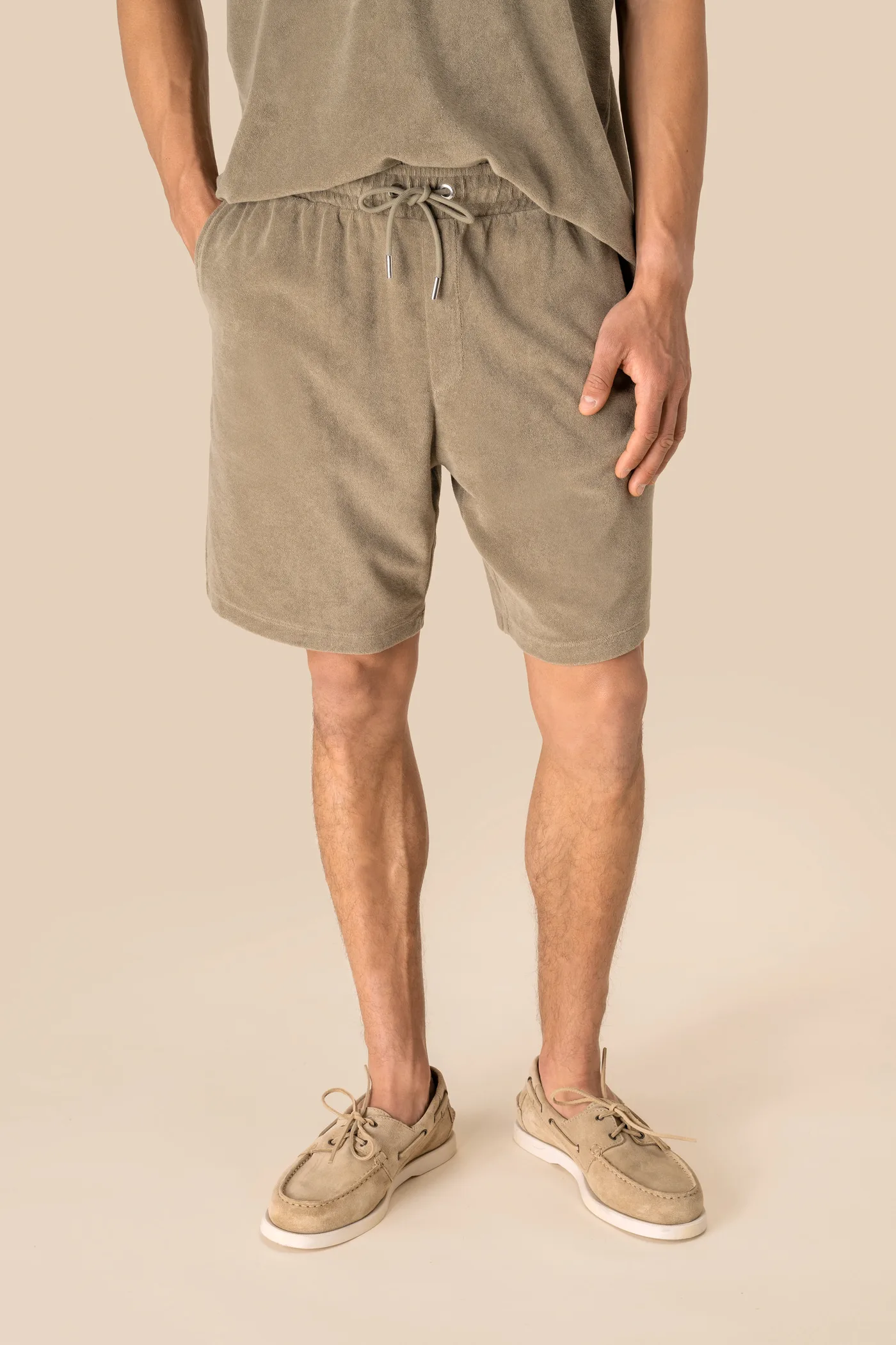 Short écoresponsable en éponge homme