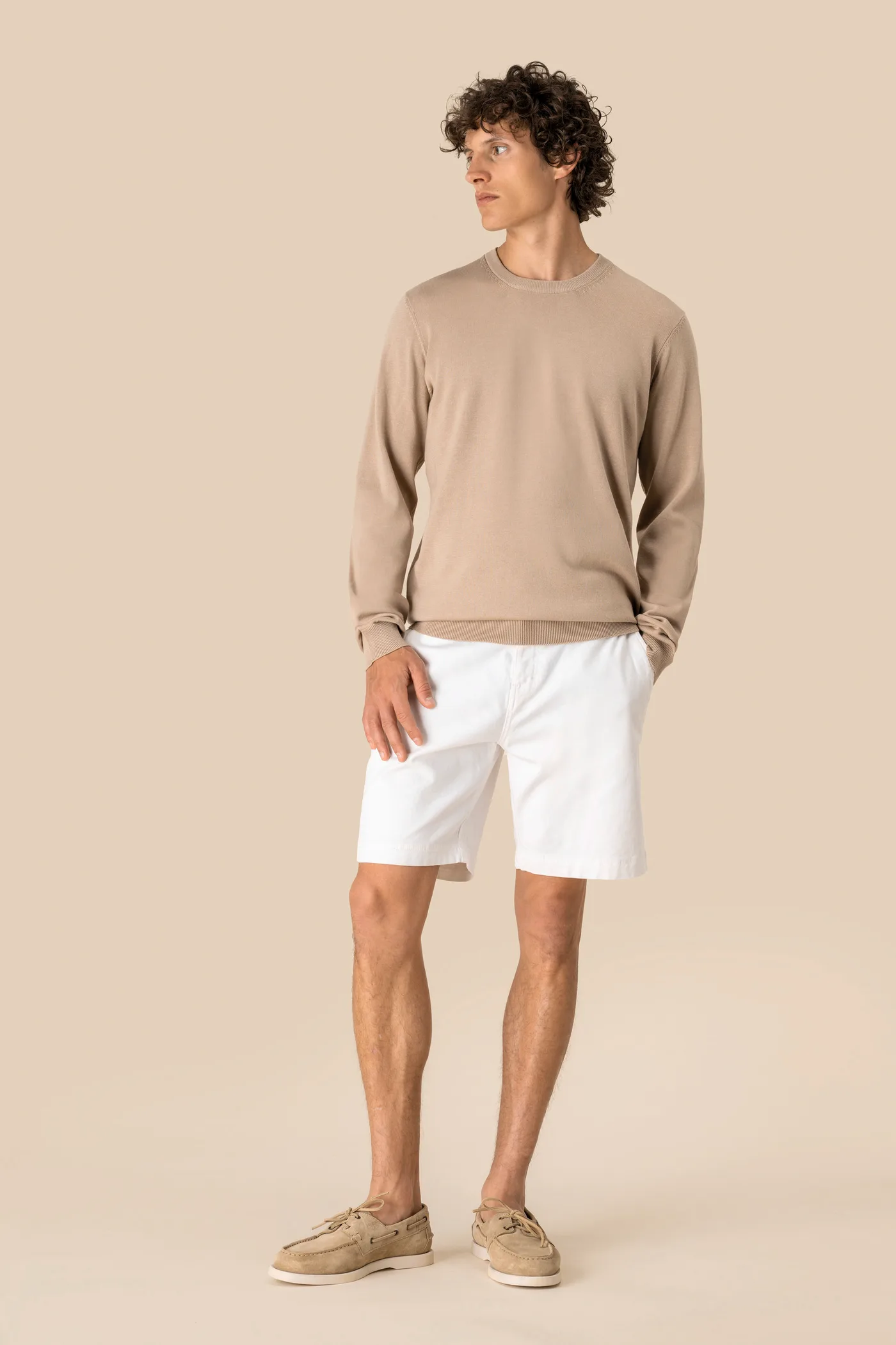 Pull écoresponsable à col rond homme