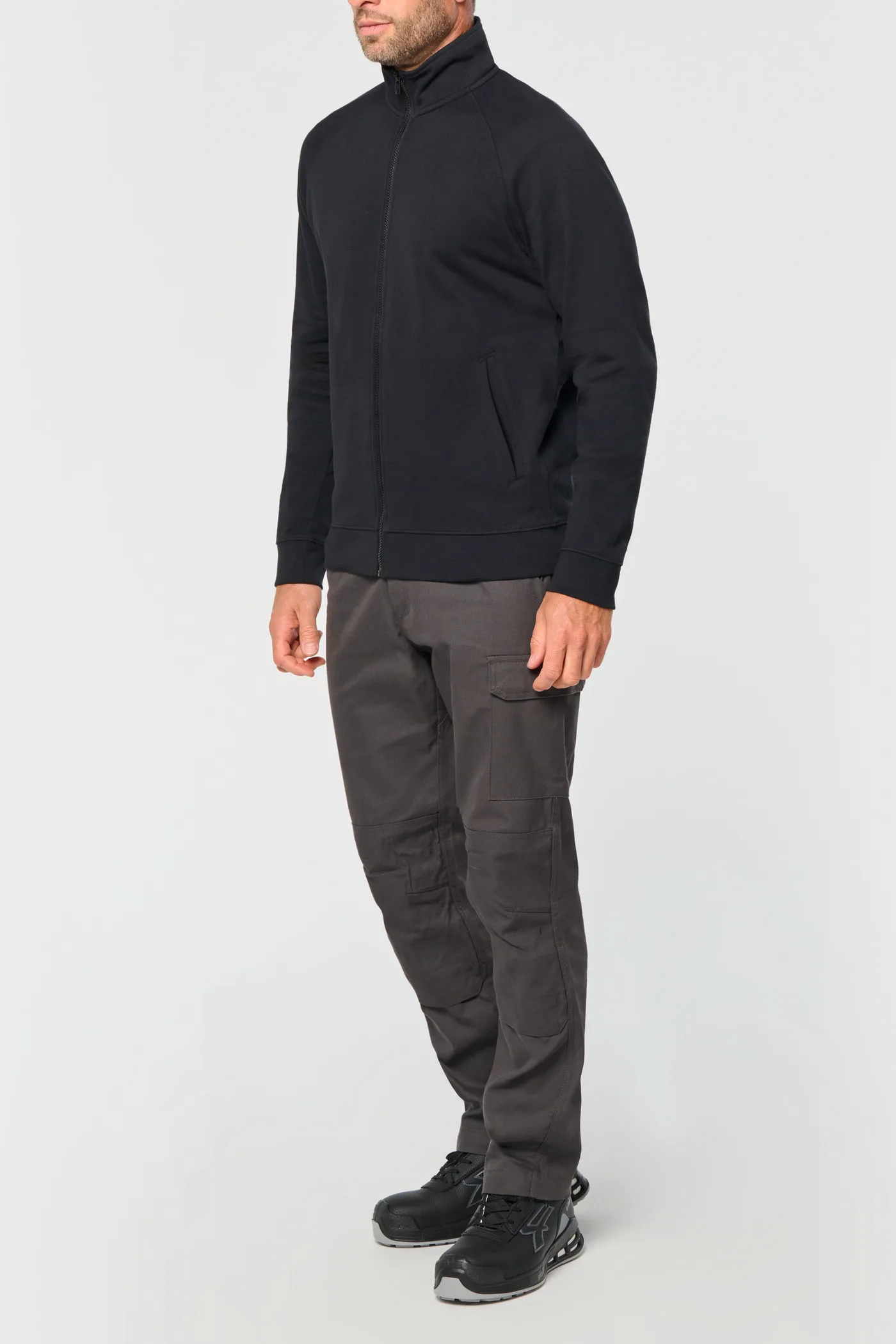 Unisex Jacke aus Baumwolle mit Raglanärmeln